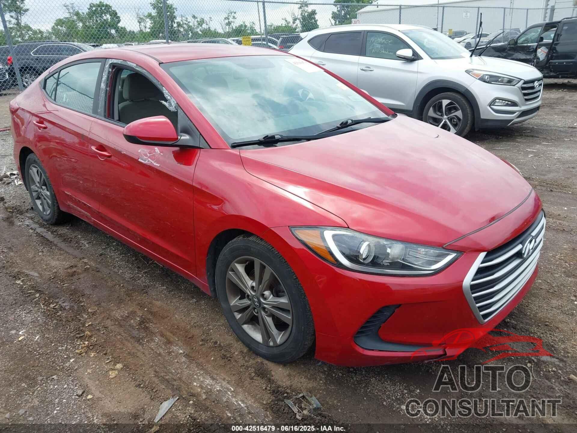HYUNDAI ELANTRA 2018 - 5NPD84LF3JH259443