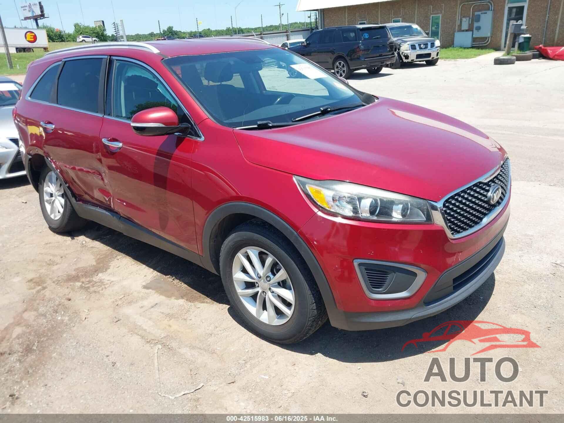 KIA SORENTO 2016 - 5XYPG4A31GG093089