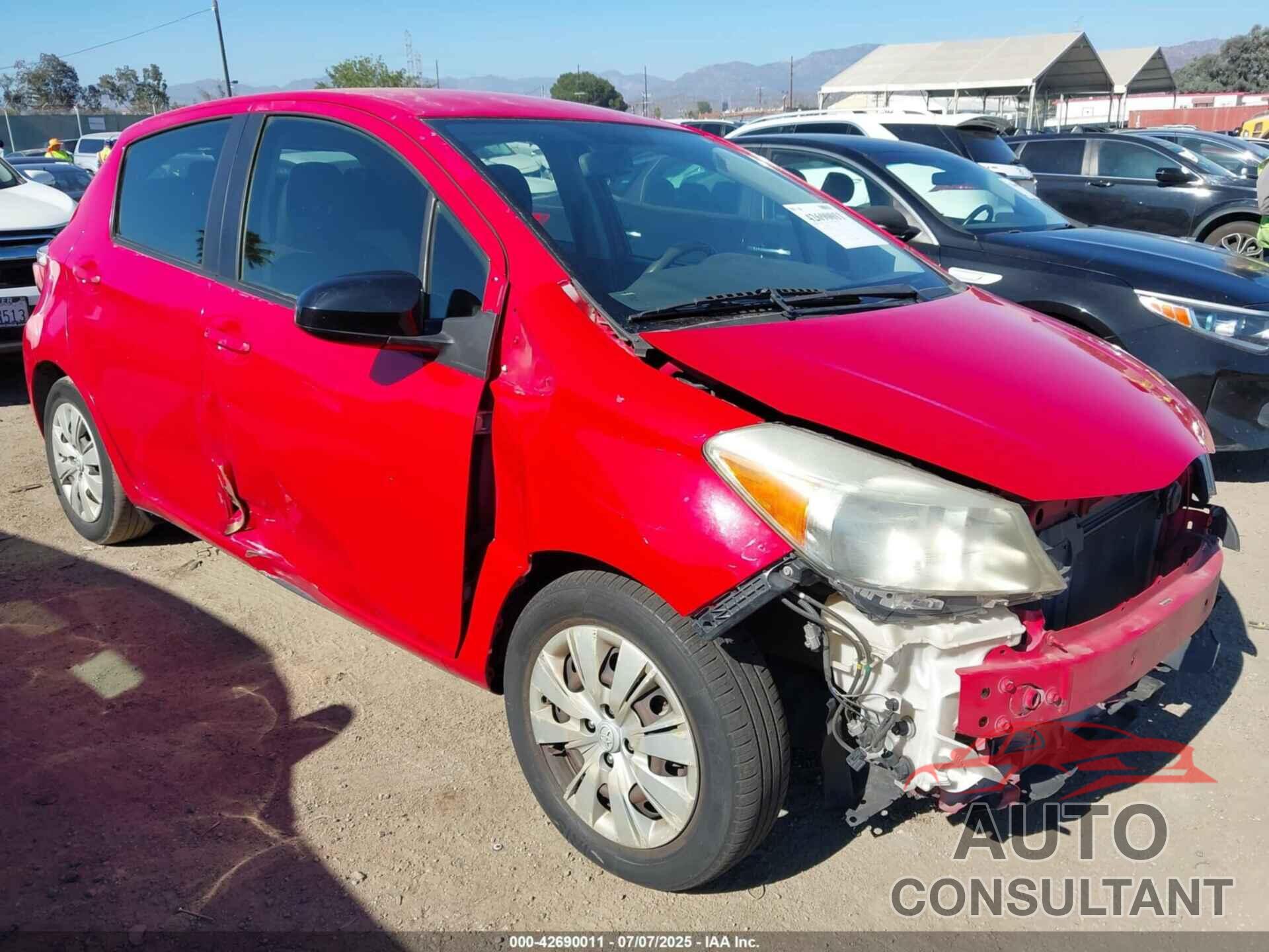 TOYOTA YARIS 2013 - JTDKTUD32DD558541