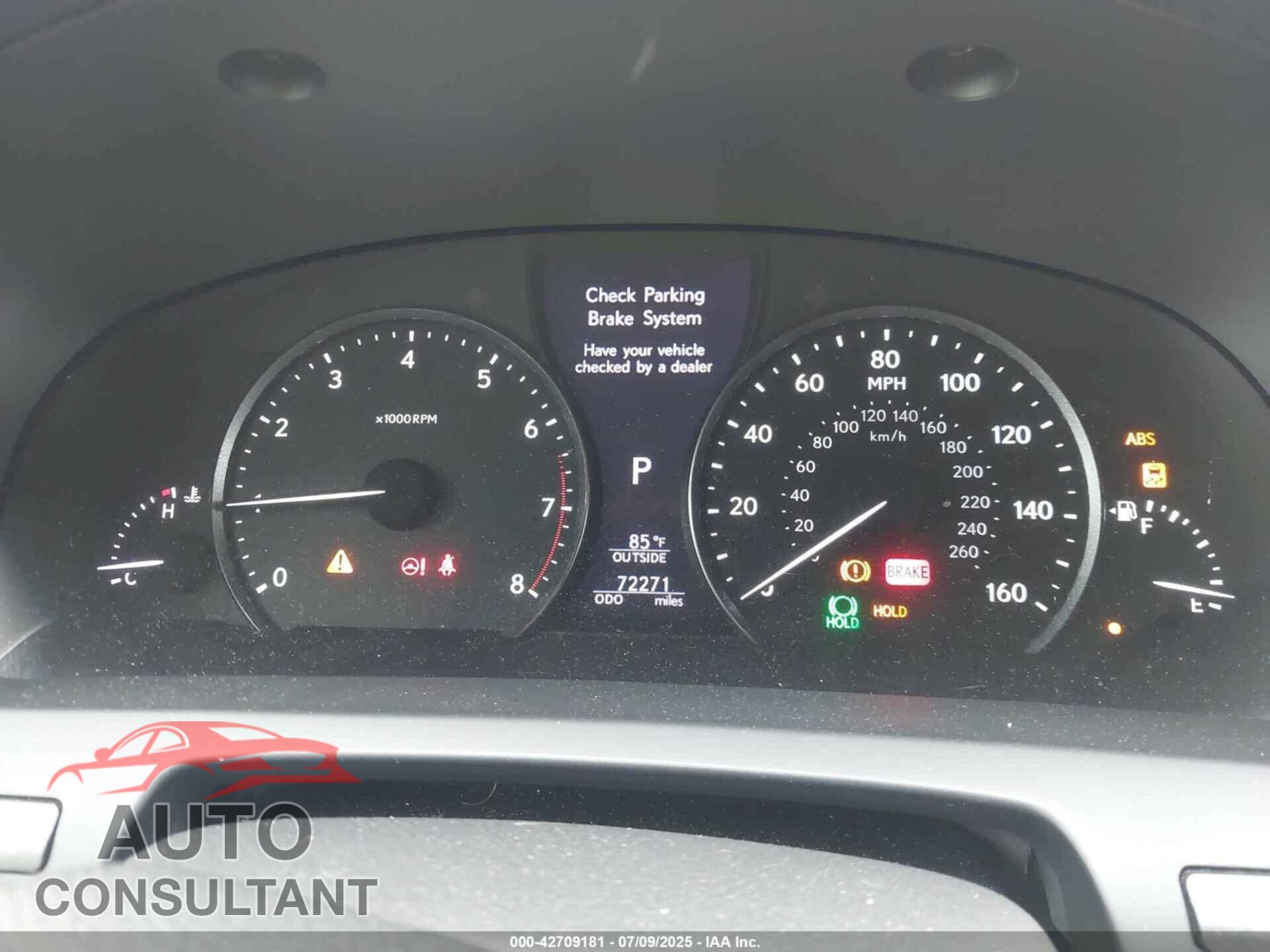 LEXUS LS 460 2013 - JTHCL5EF8D5017831