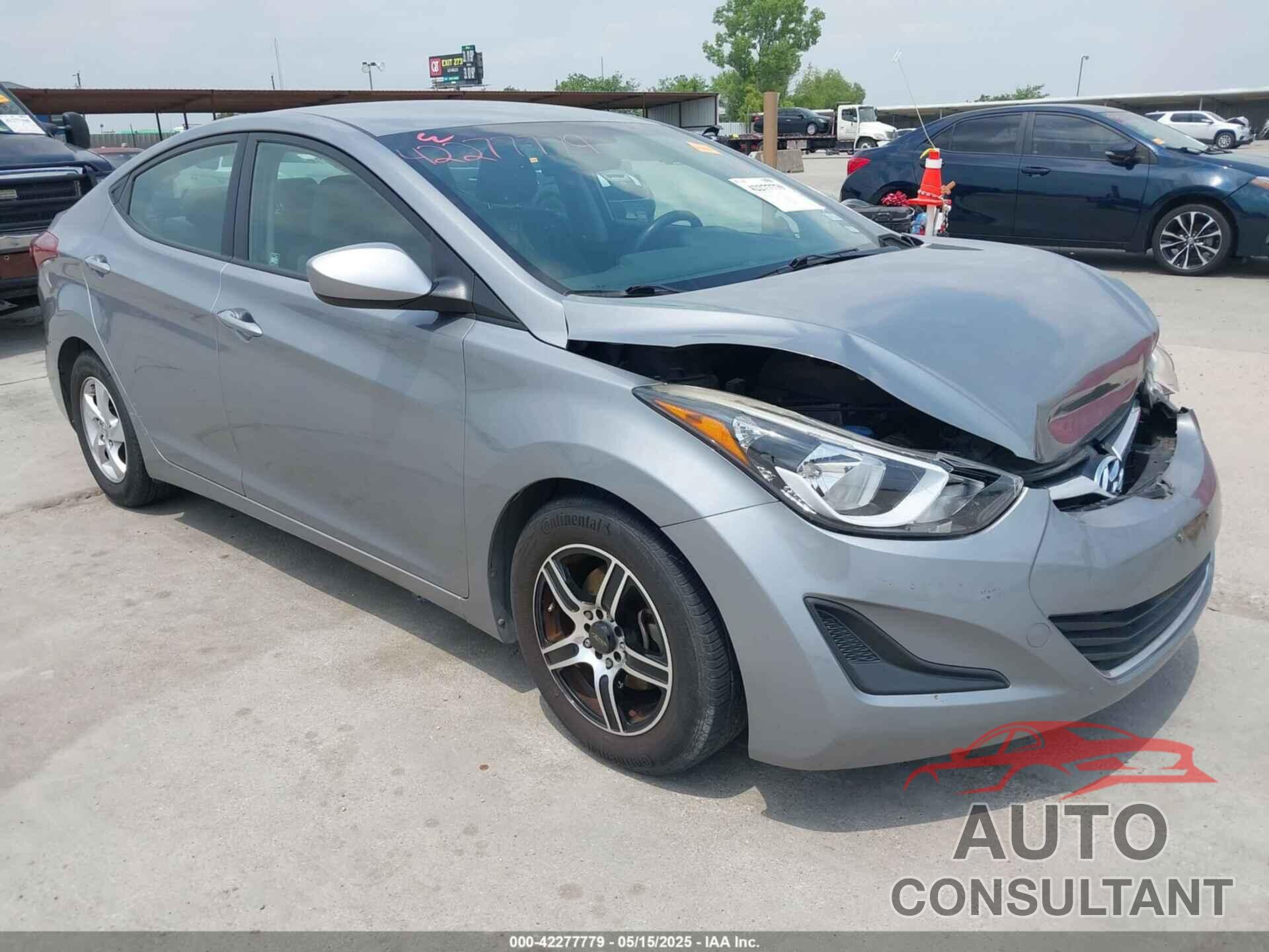 HYUNDAI ELANTRA 2014 - KMHDH4AE8EU201037