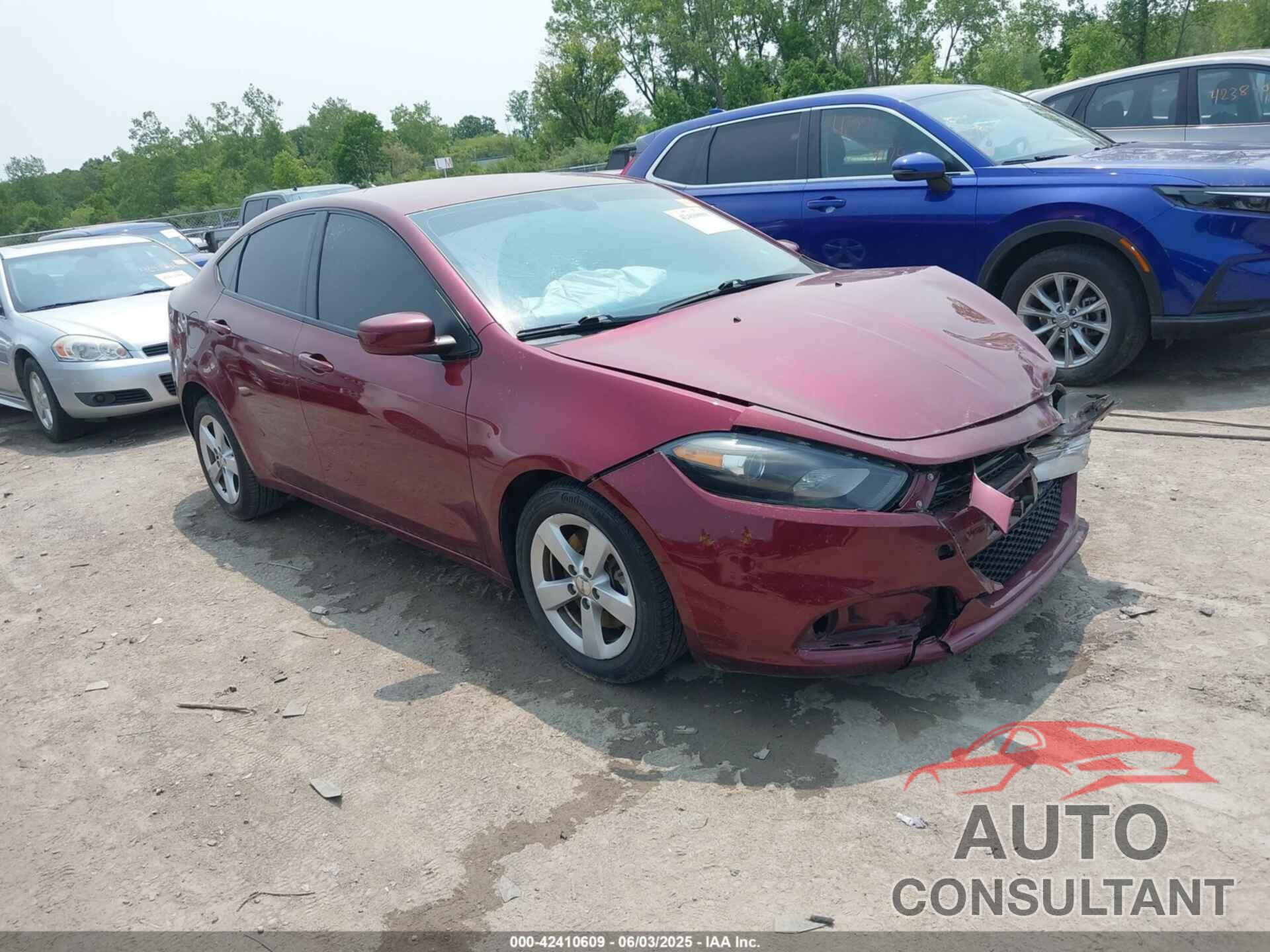 DODGE DART 2015 - 1C3CDFBB7FD300658