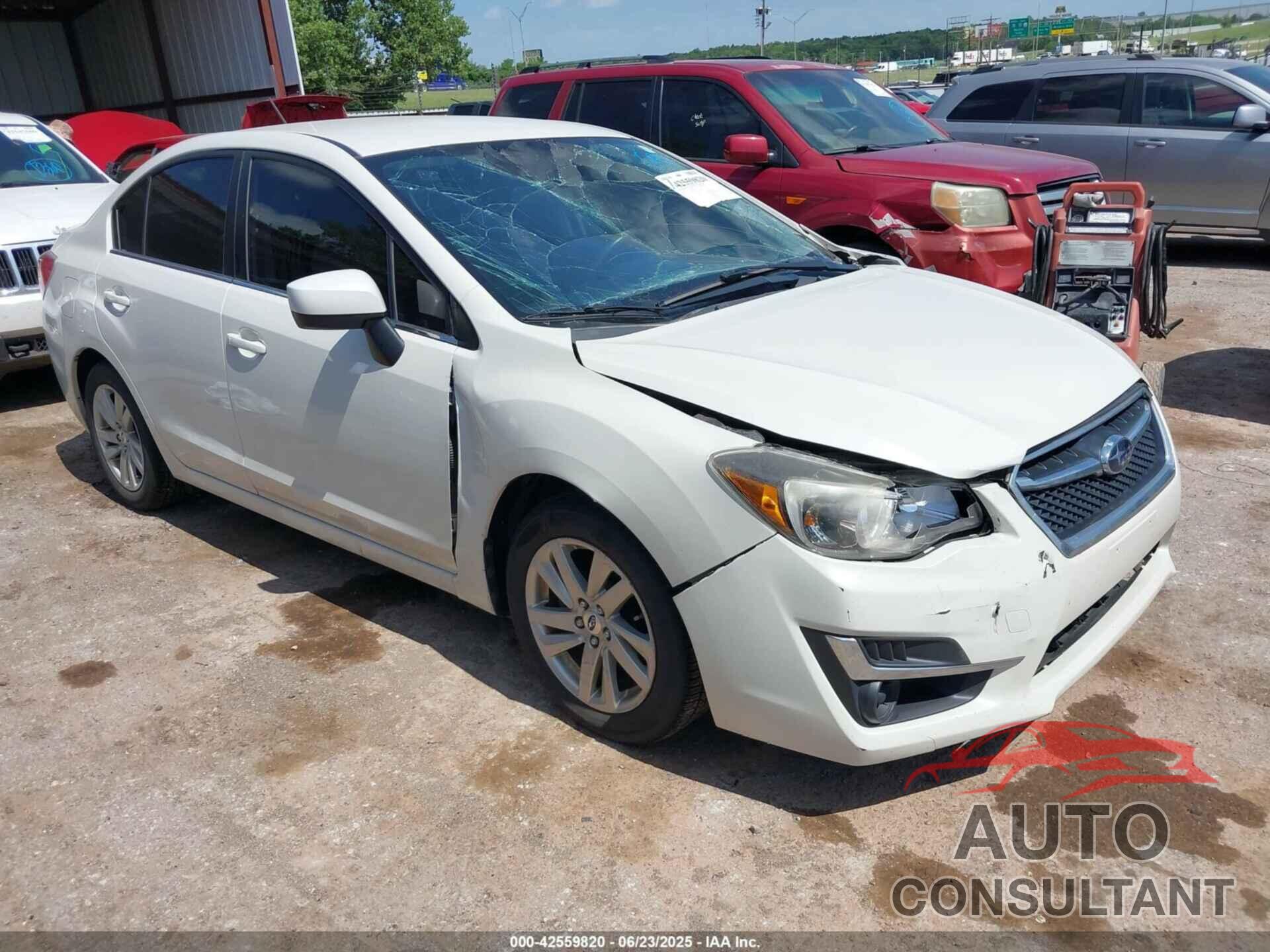 SUBARU IMPREZA 2016 - JF1GJAB63GH007402