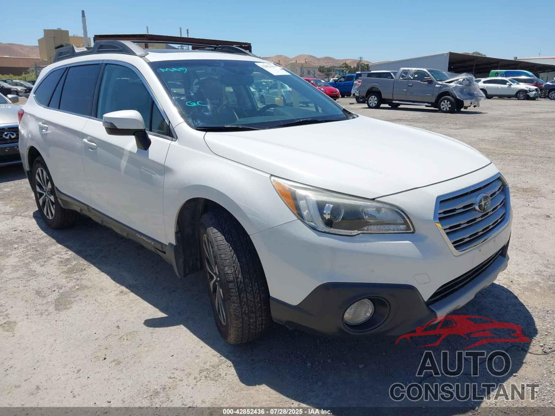 SUBARU OUTBACK 2016 - 4S4BSANC7G3225256