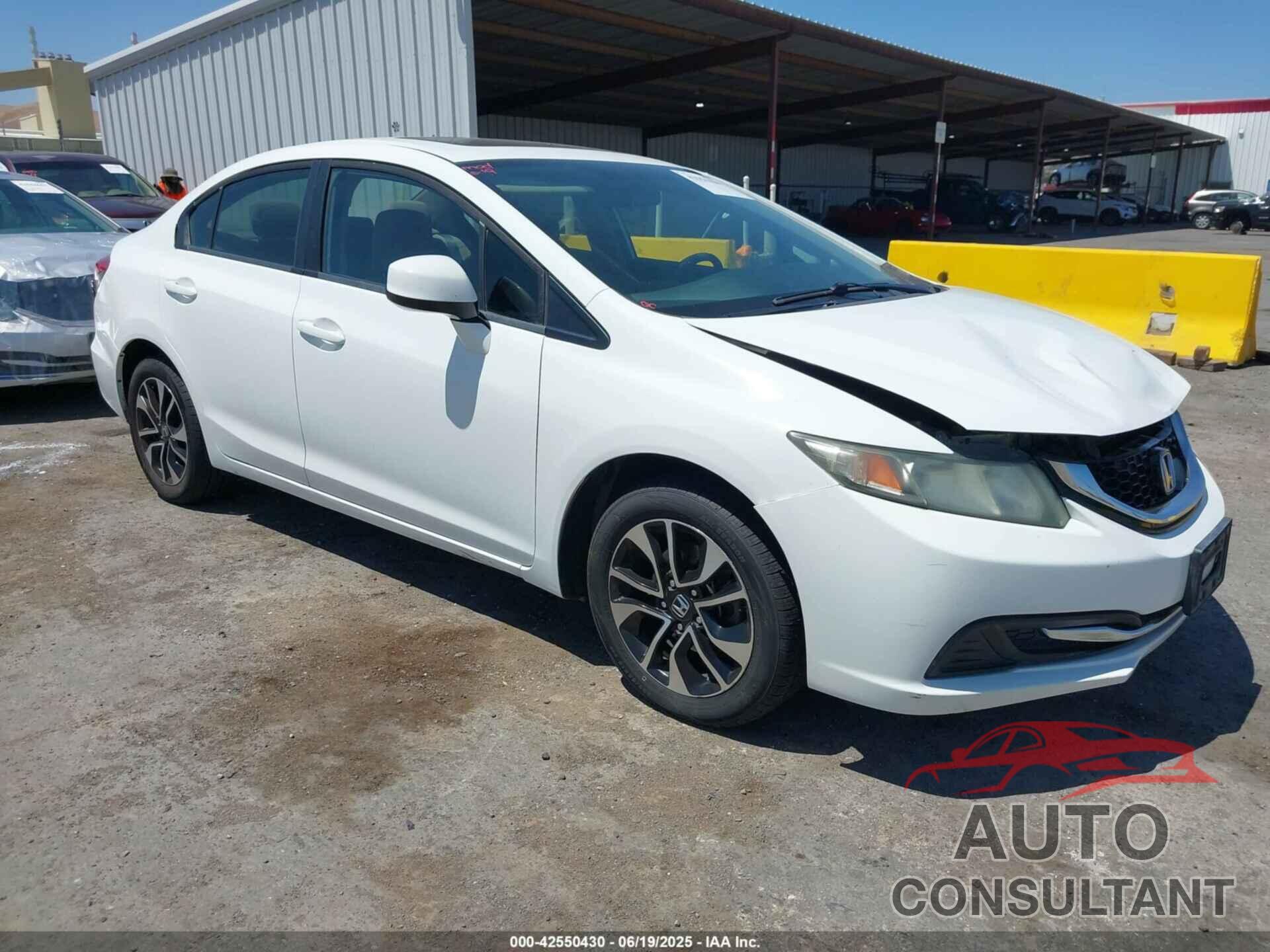 HONDA CIVIC 2013 - 19XFB2F84DE253087