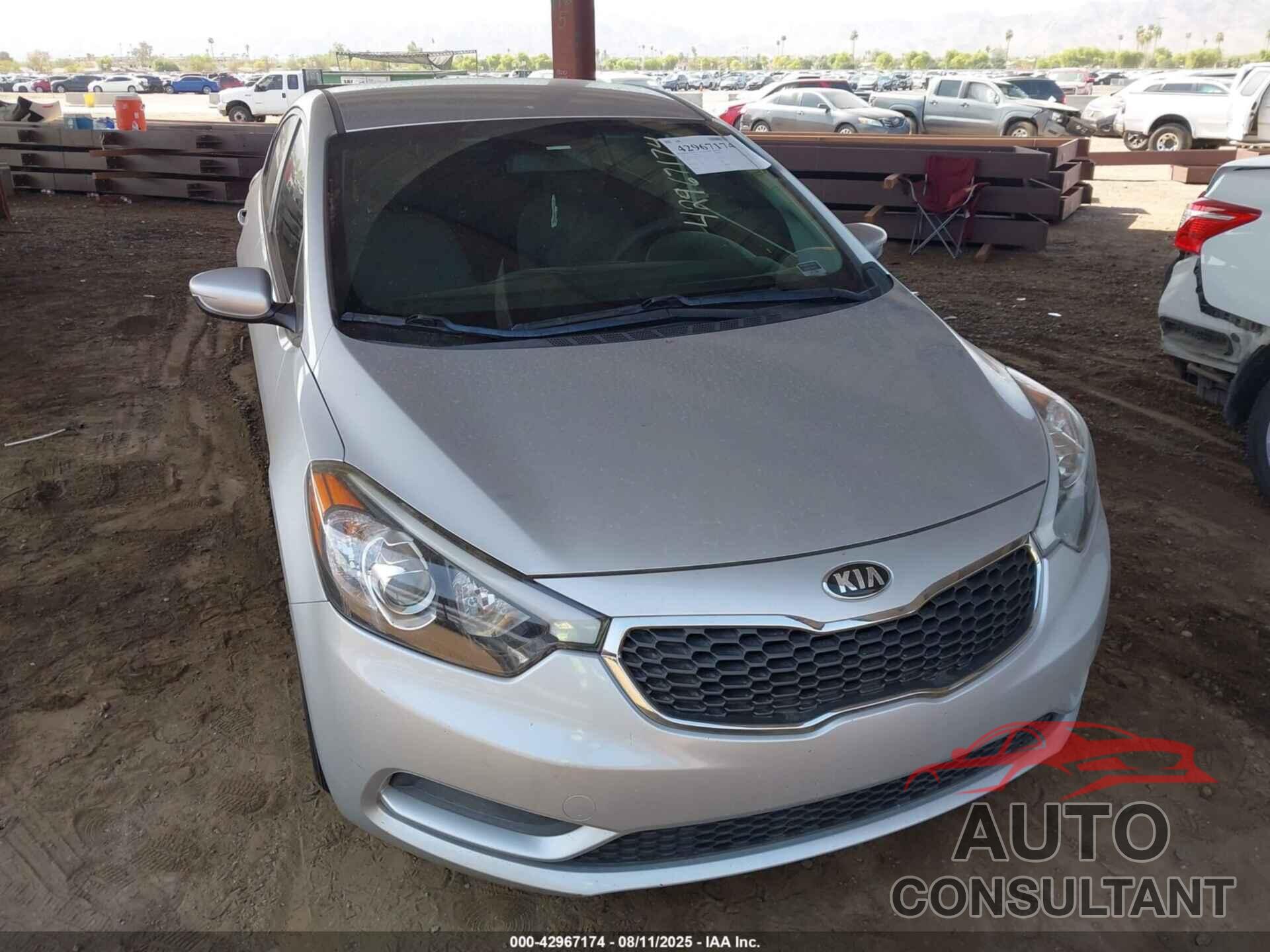 KIA FORTE 2015 - KNAFK4A62F5362712