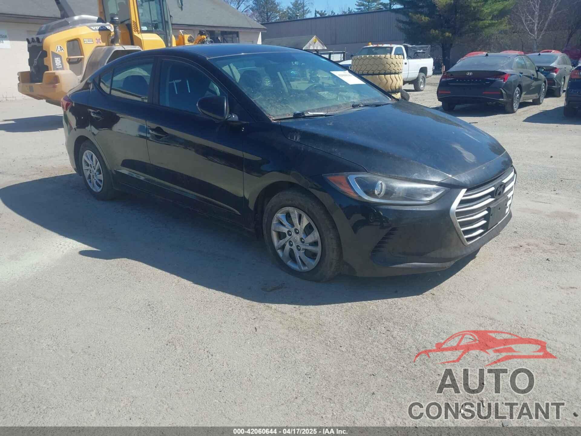 HYUNDAI ELANTRA 2018 - KMHD74LF6JU489417