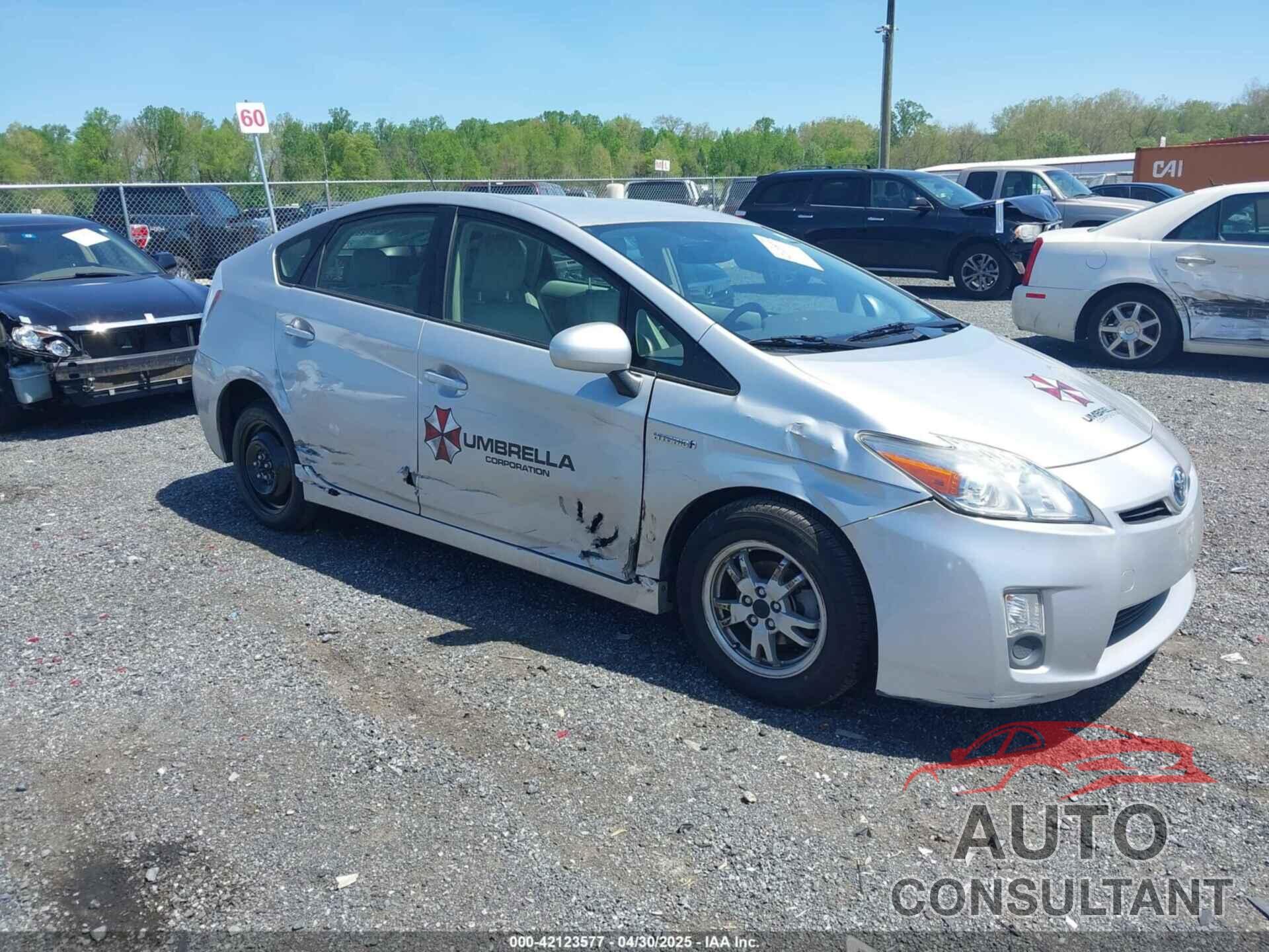 TOYOTA PRIUS 2010 - JTDKN3DU5A0181199
