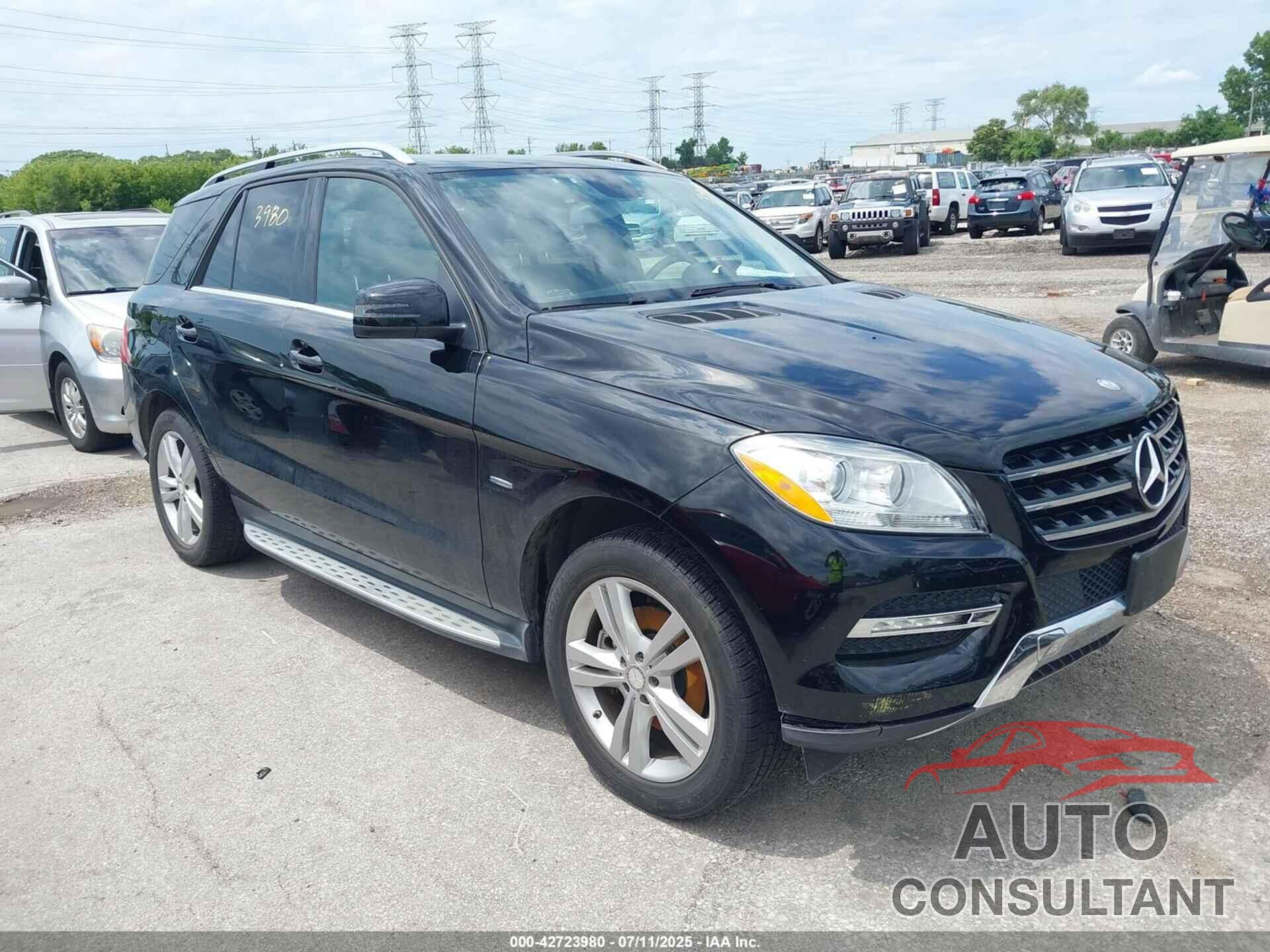 MERCEDES-BENZ ML 350 2012 - 4JGDA5HB4CA040920
