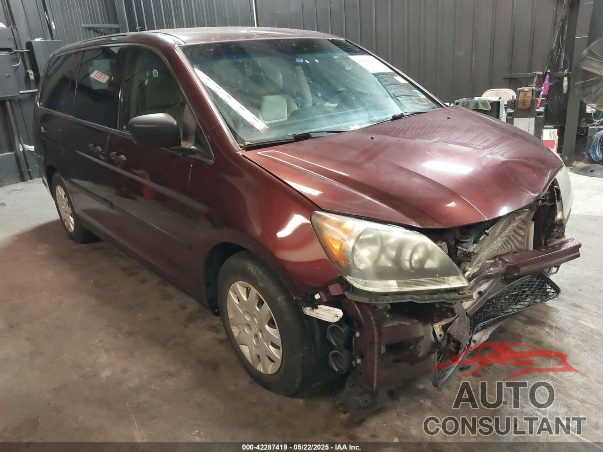 HONDA ODYSSEY 2009 - 5FNRL38229B044974