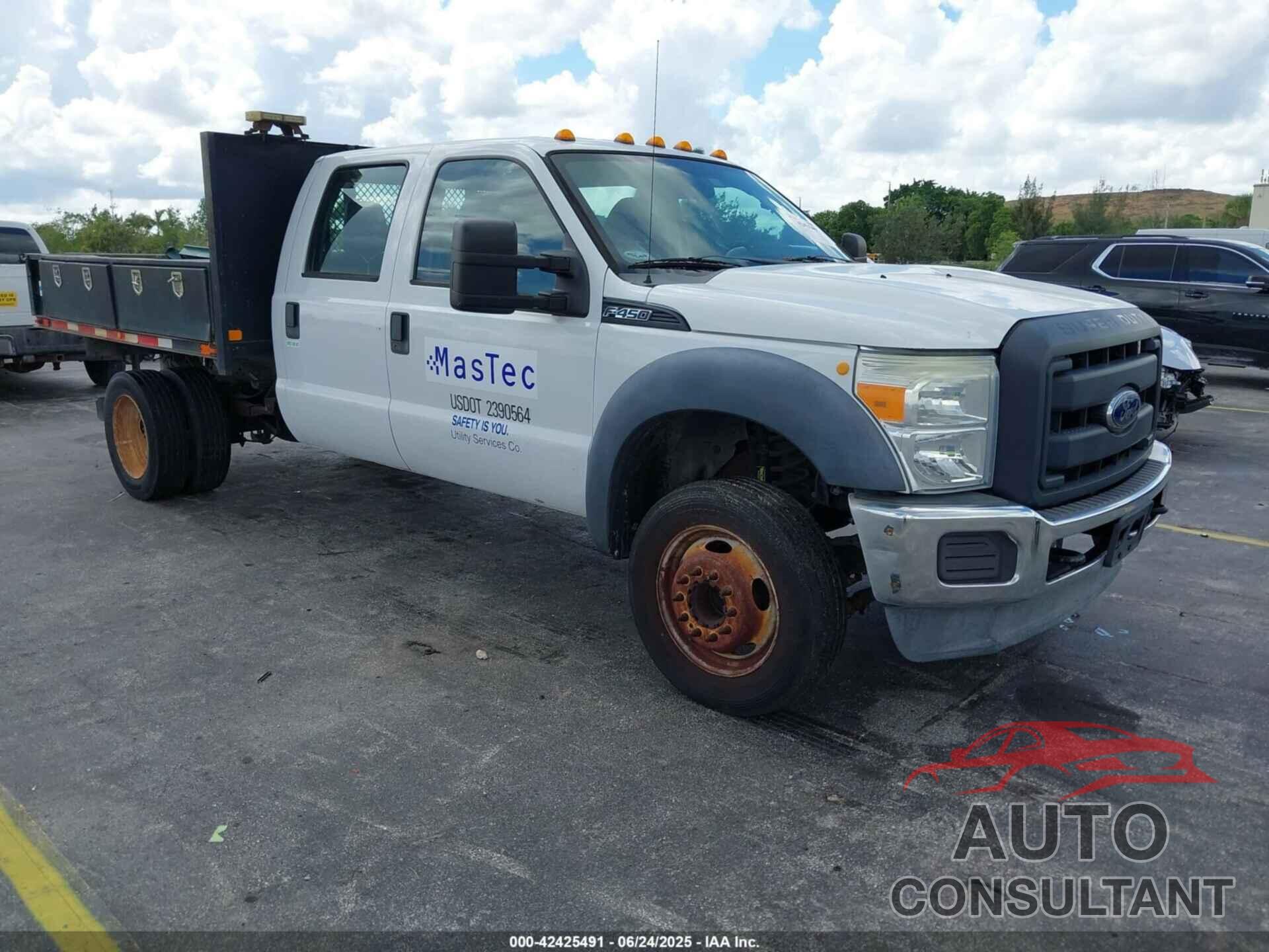 FORD F-450 CHASSIS 2016 - 1FD0W4GY3GEA92439