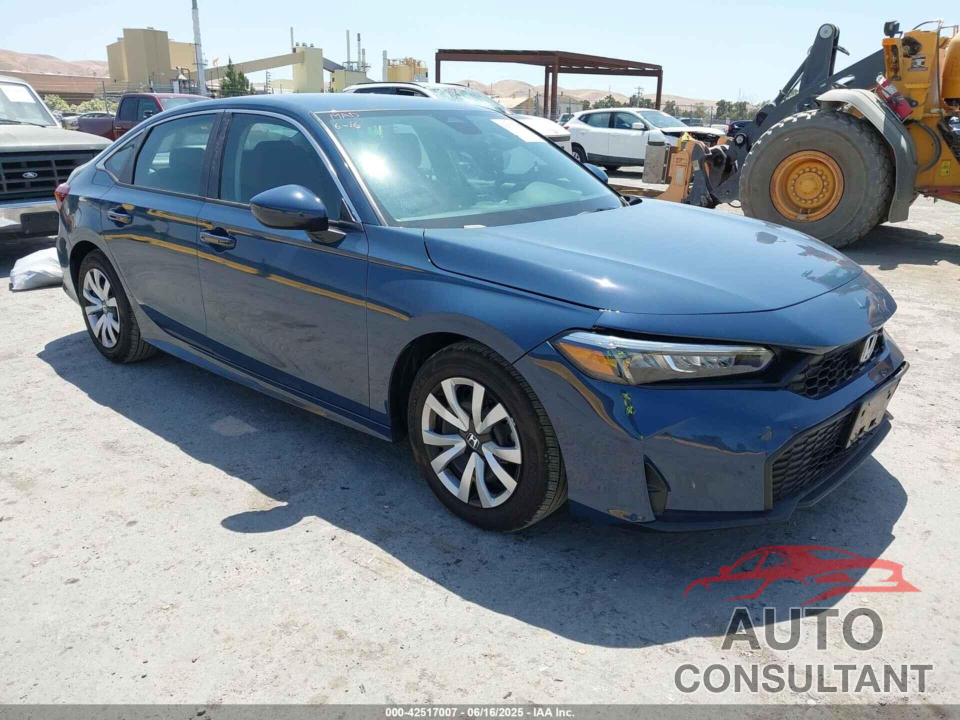 HONDA CIVIC 2025 - 2HGFE2F29SH528412