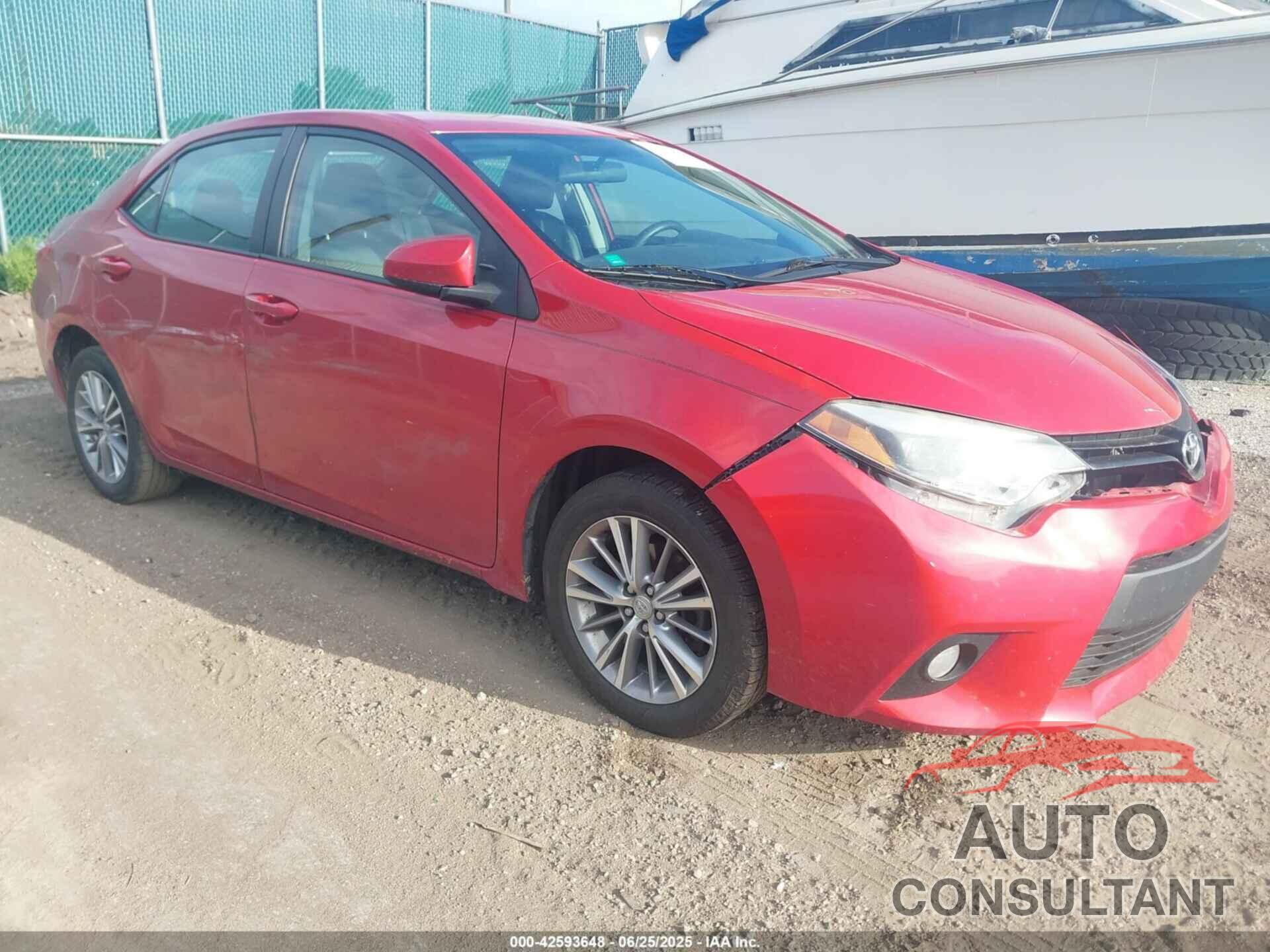 TOYOTA COROLLA 2014 - 5YFBURHE9EP049146