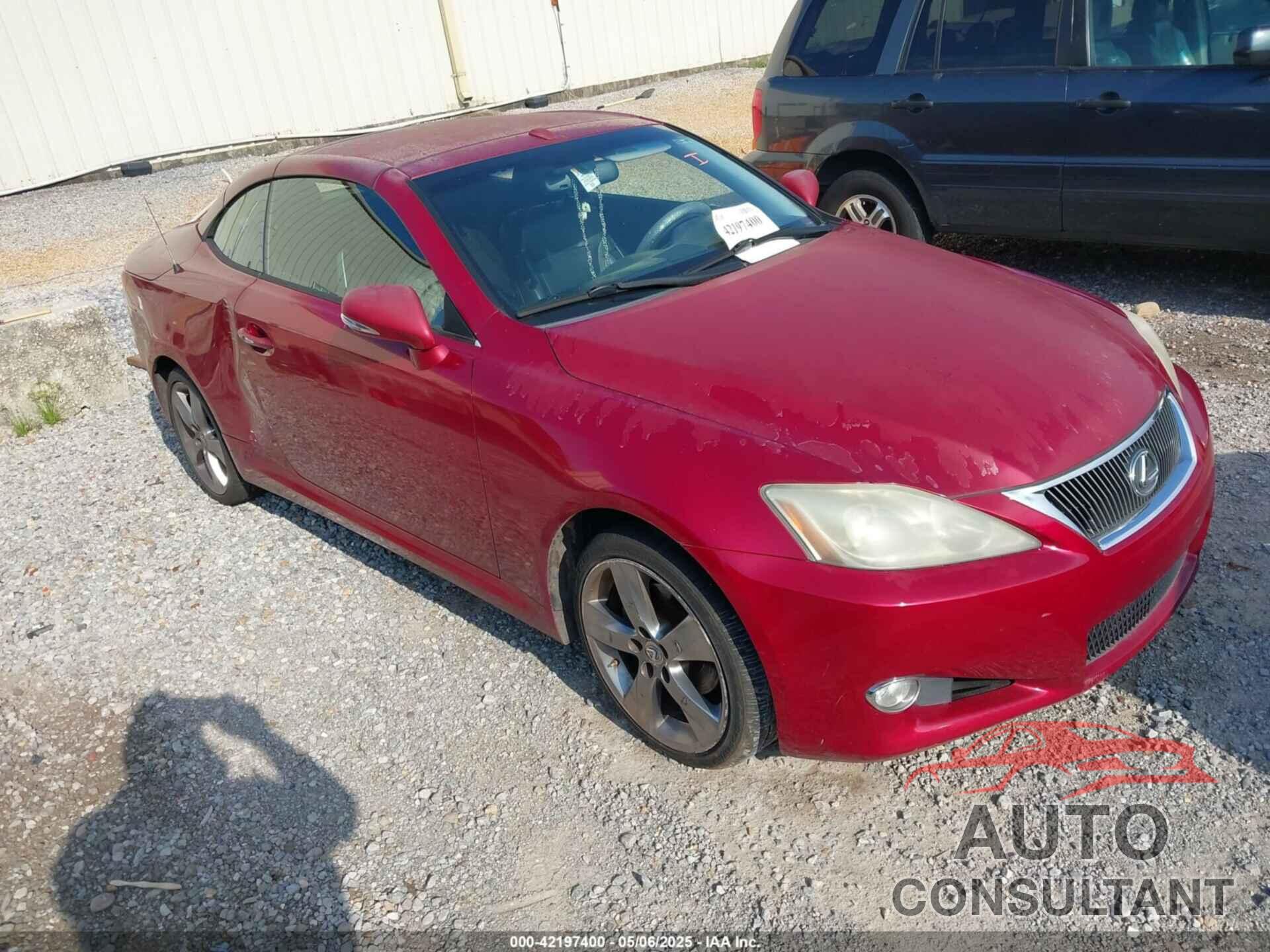 LEXUS IS 250C 2010 - JTHFF2C23A2500739