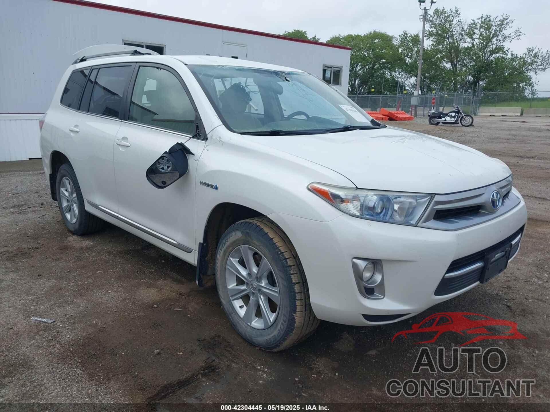 TOYOTA HIGHLANDER HYBRID 2012 - JTEBC3EH7C2005992