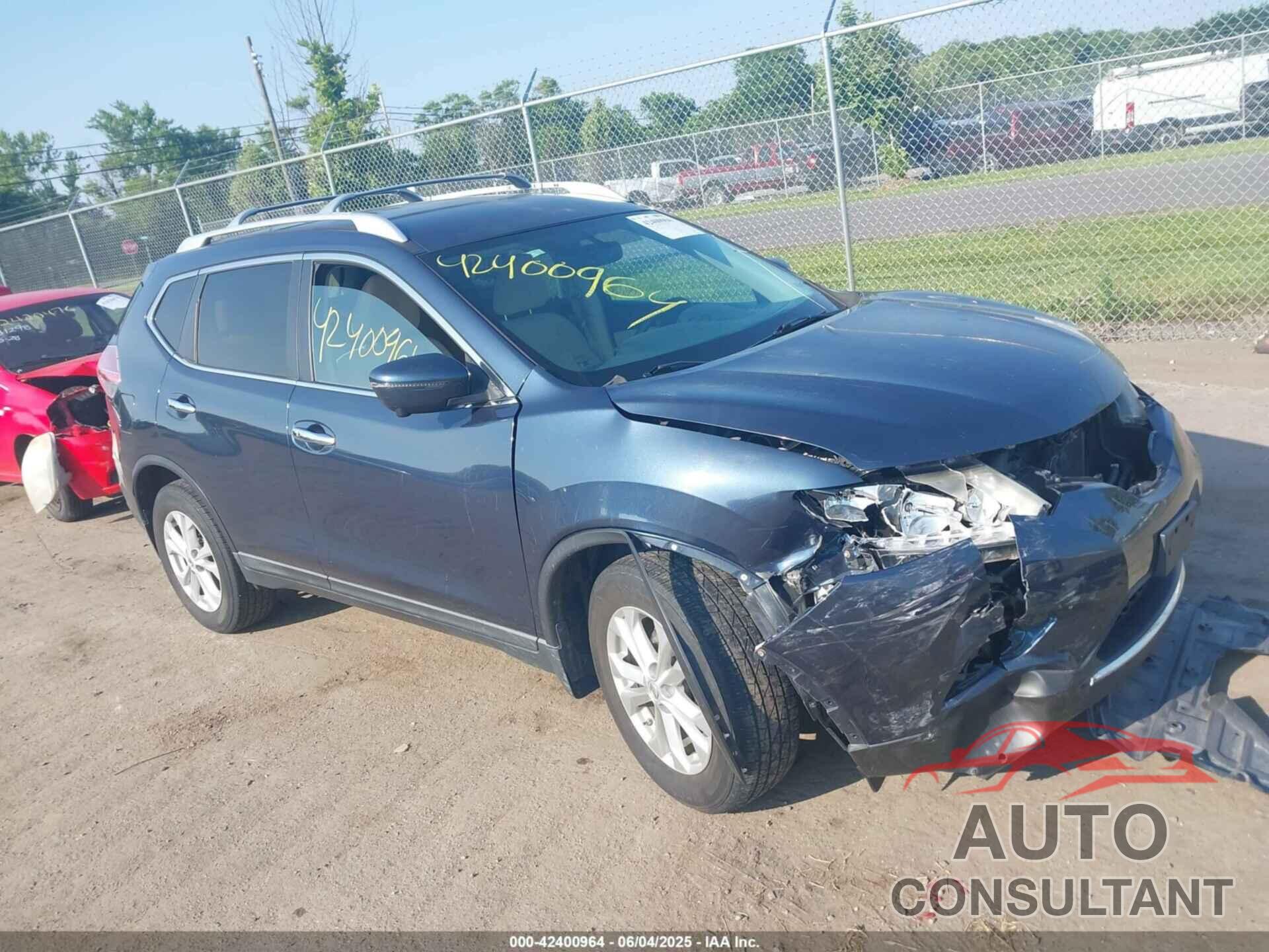 NISSAN ROGUE 2016 - KNMAT2MV0GP608597