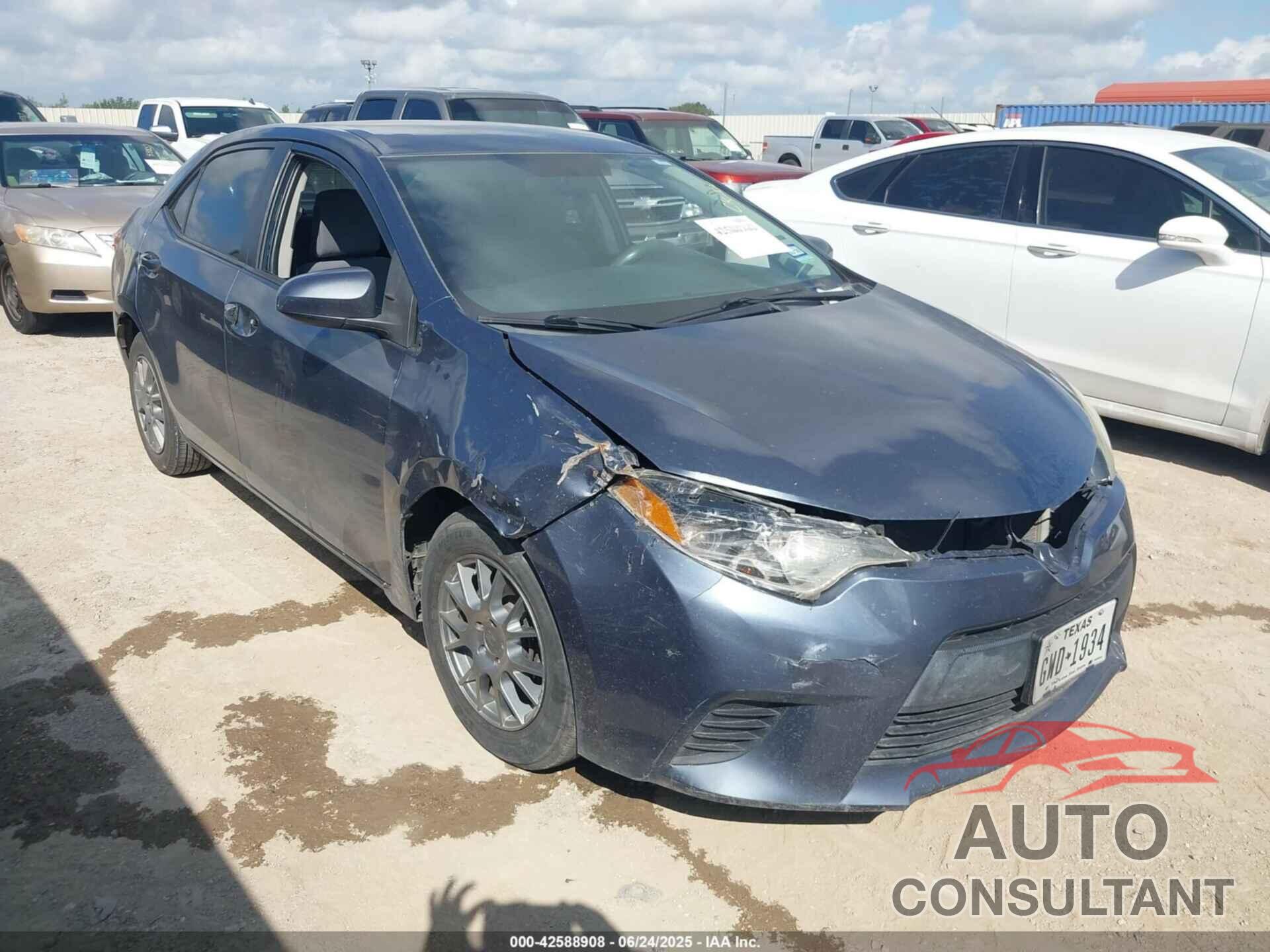 TOYOTA COROLLA 2014 - 5YFBURHE3EP004624
