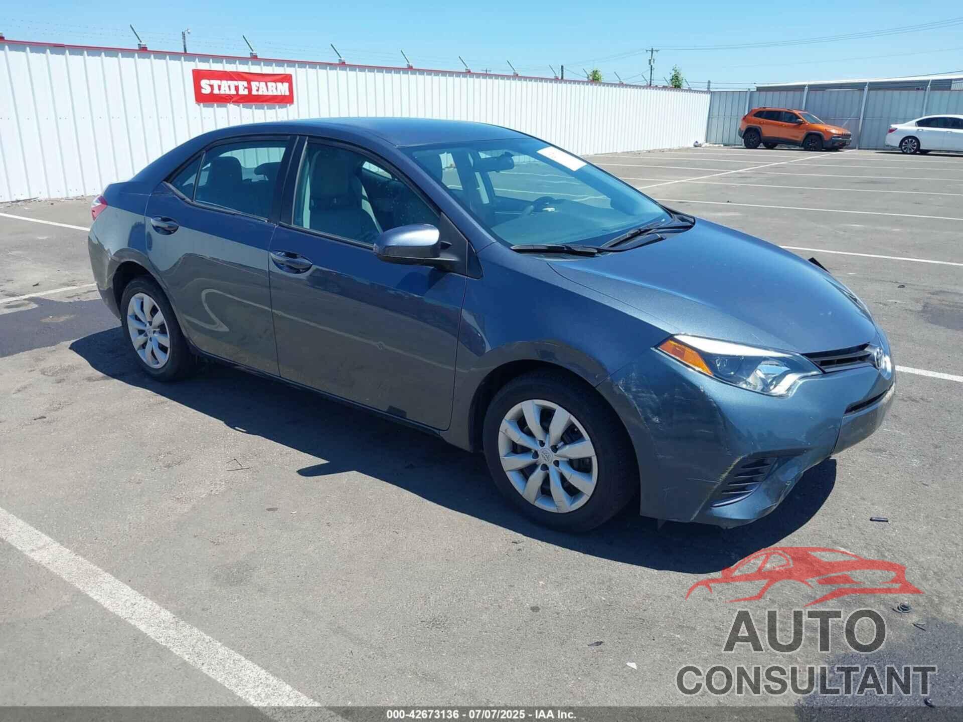 TOYOTA COROLLA 2016 - 2T1BURHEXGC487855