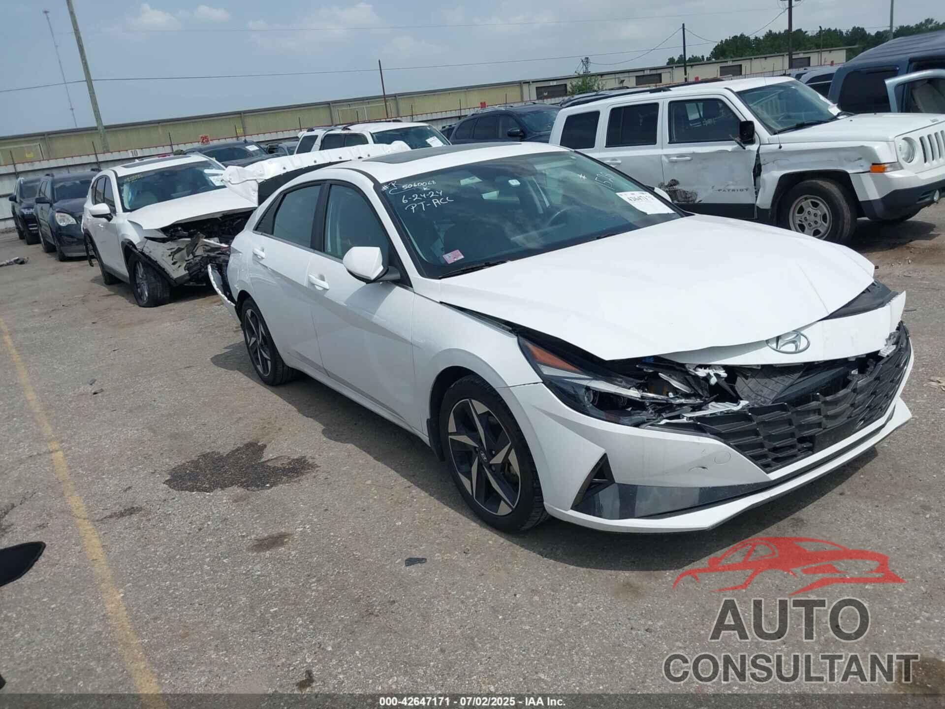 HYUNDAI ELANTRA HYBRID 2023 - KMHLN4AJXPU061528