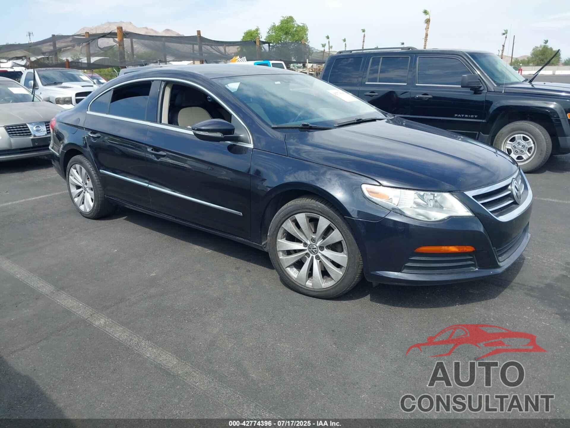 VOLKSWAGEN CC 2011 - WVWMN7AN4BE726133