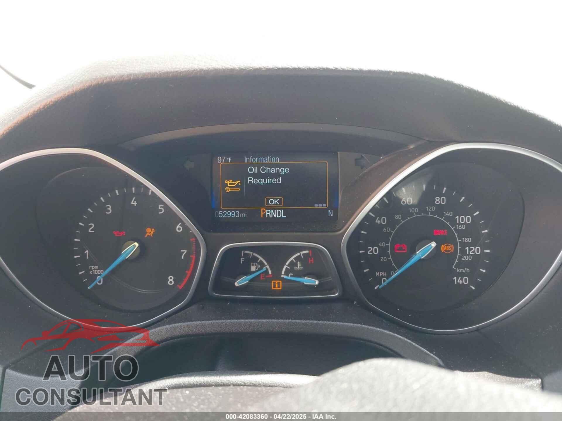 FORD FOCUS 2016 - 1FADP3F23GL373801