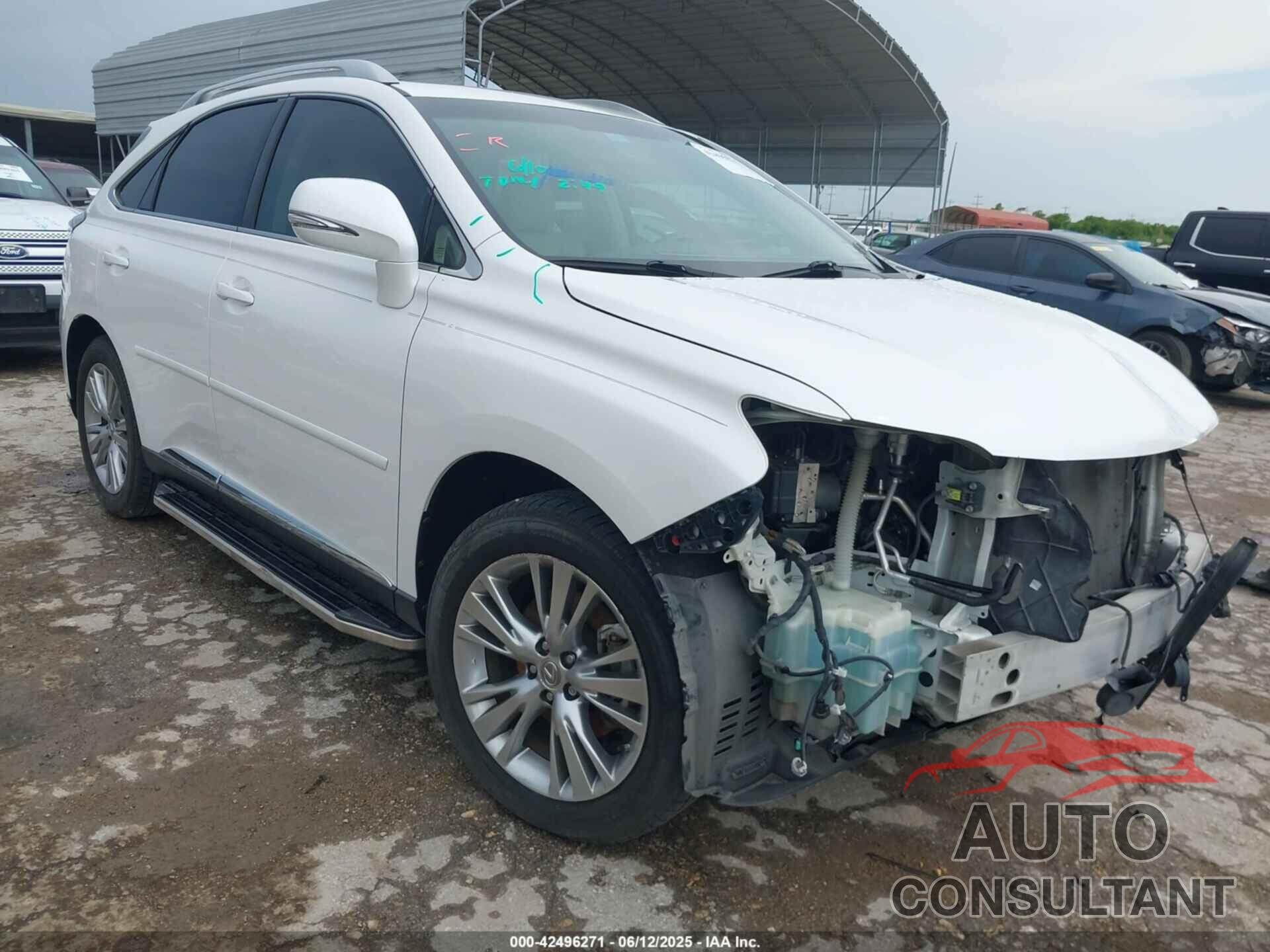 LEXUS RX 350 2013 - 2T2ZK1BA1DC119485