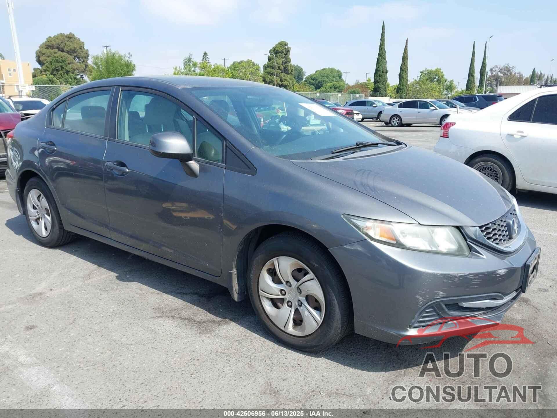 HONDA CIVIC 2013 - 19XFB2F50DE227334
