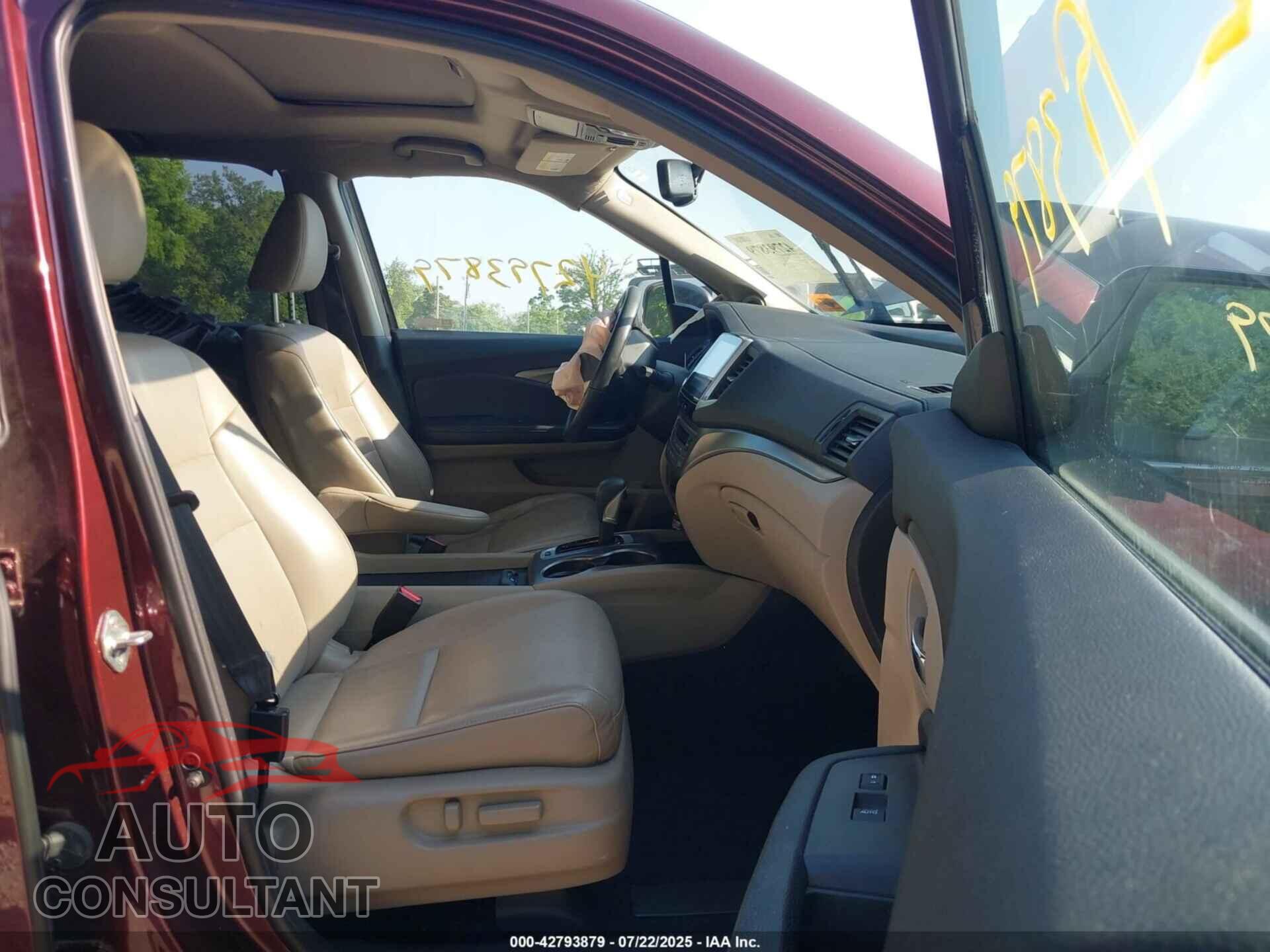 HONDA RIDGELINE 2019 - 5FPYK3F60KB028306