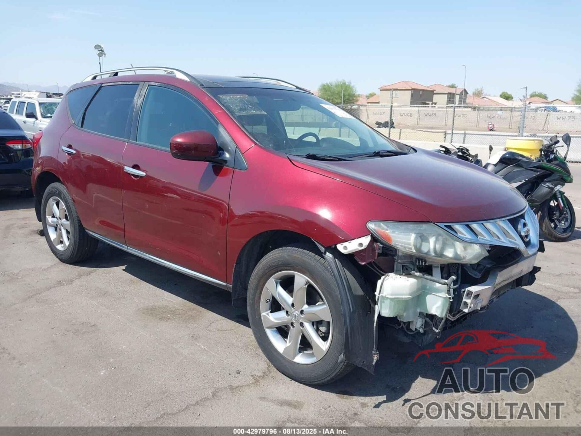 NISSAN MURANO 2010 - JN8AZ1MU7AW012131