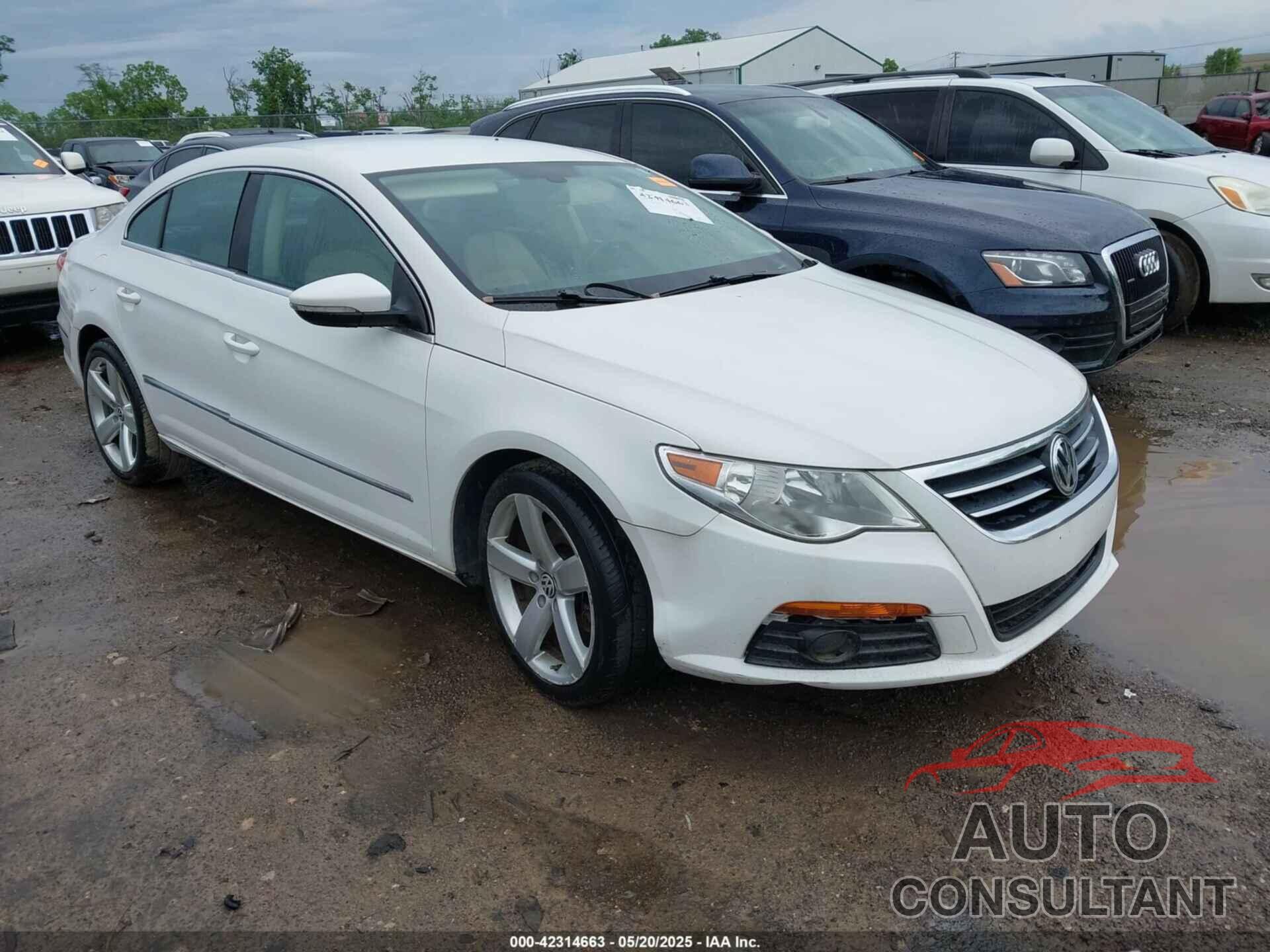 VOLKSWAGEN CC 2012 - WVWHP7AN6CE522172