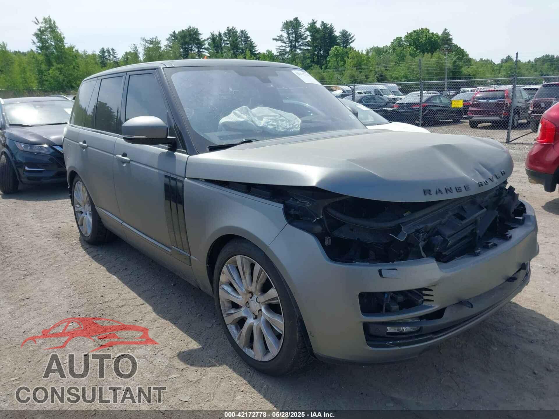 LAND ROVER RANGE ROVER 2016 - SALGS2EF4GA287907