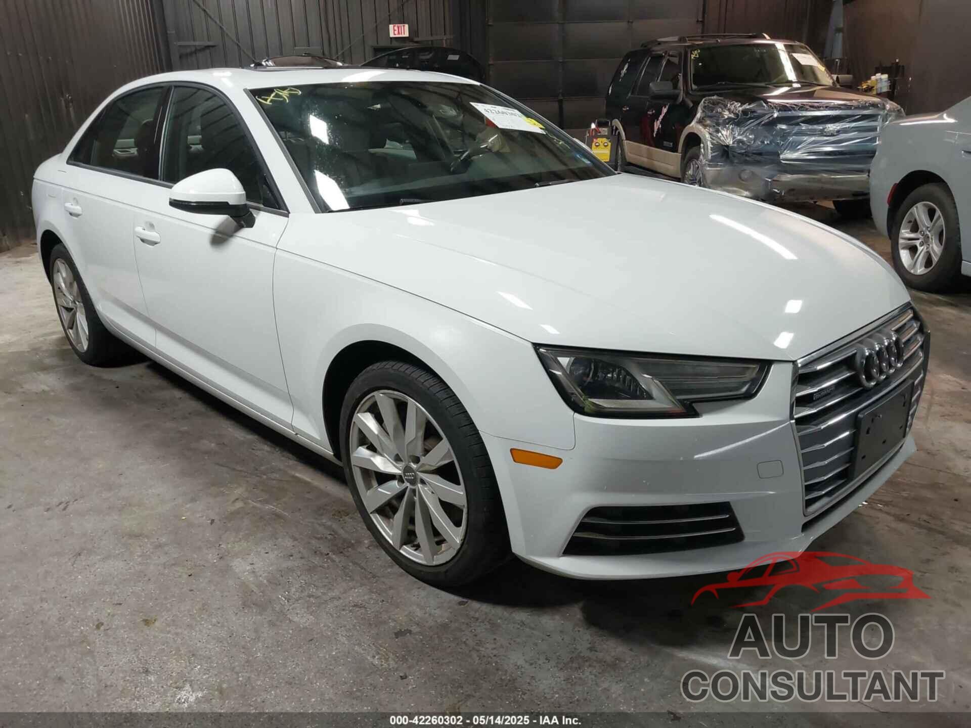 AUDI A4 2017 - WAUANAF4XHA077628