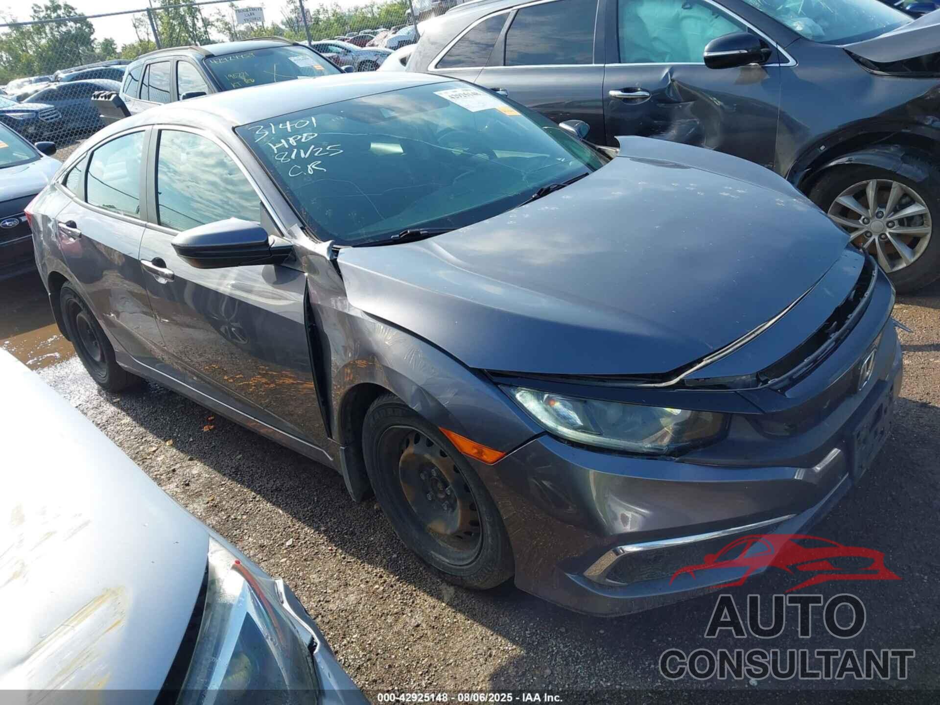 HONDA CIVIC 2019 - 2HGFC2F66KH585403