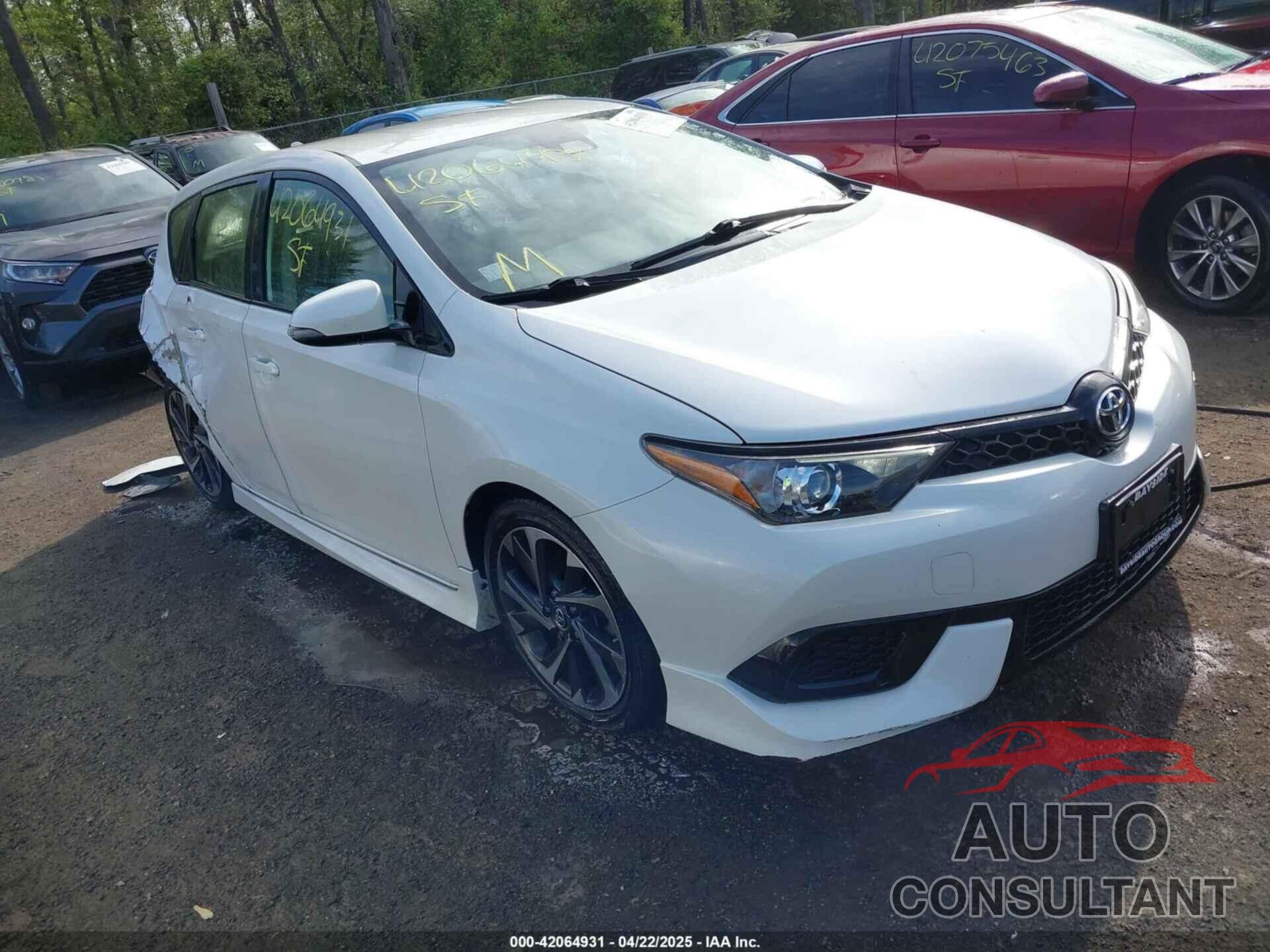 TOYOTA COROLLA IM 2018 - JTNKARJE2JJ557150