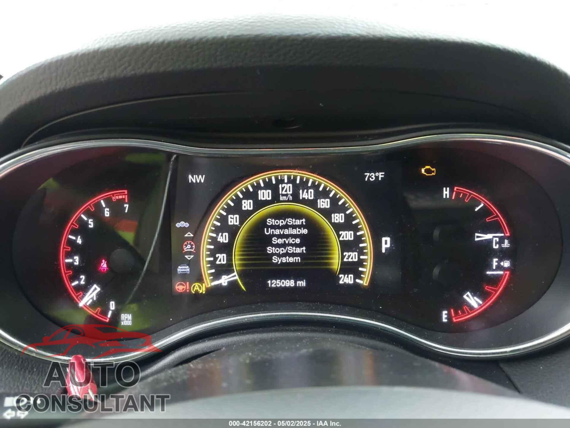 DODGE DURANGO 2017 - 1C4RDJDG9HC921569
