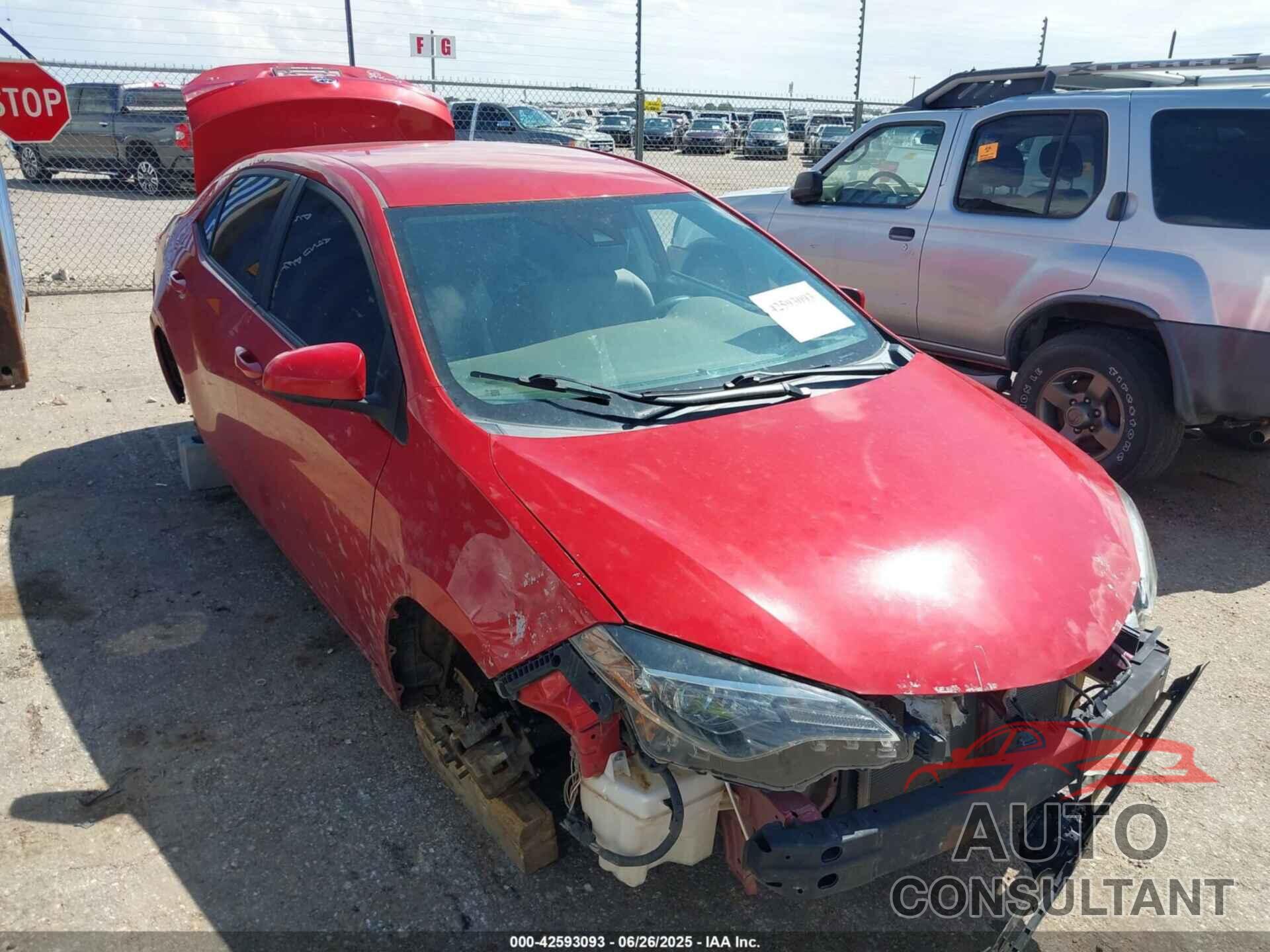 TOYOTA COROLLA 2019 - 5YFBURHE5KP885015