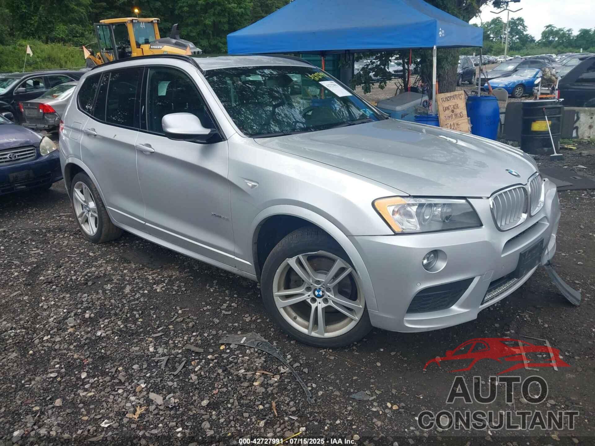BMW X3 2013 - 5UXWX9C5XD0D02517