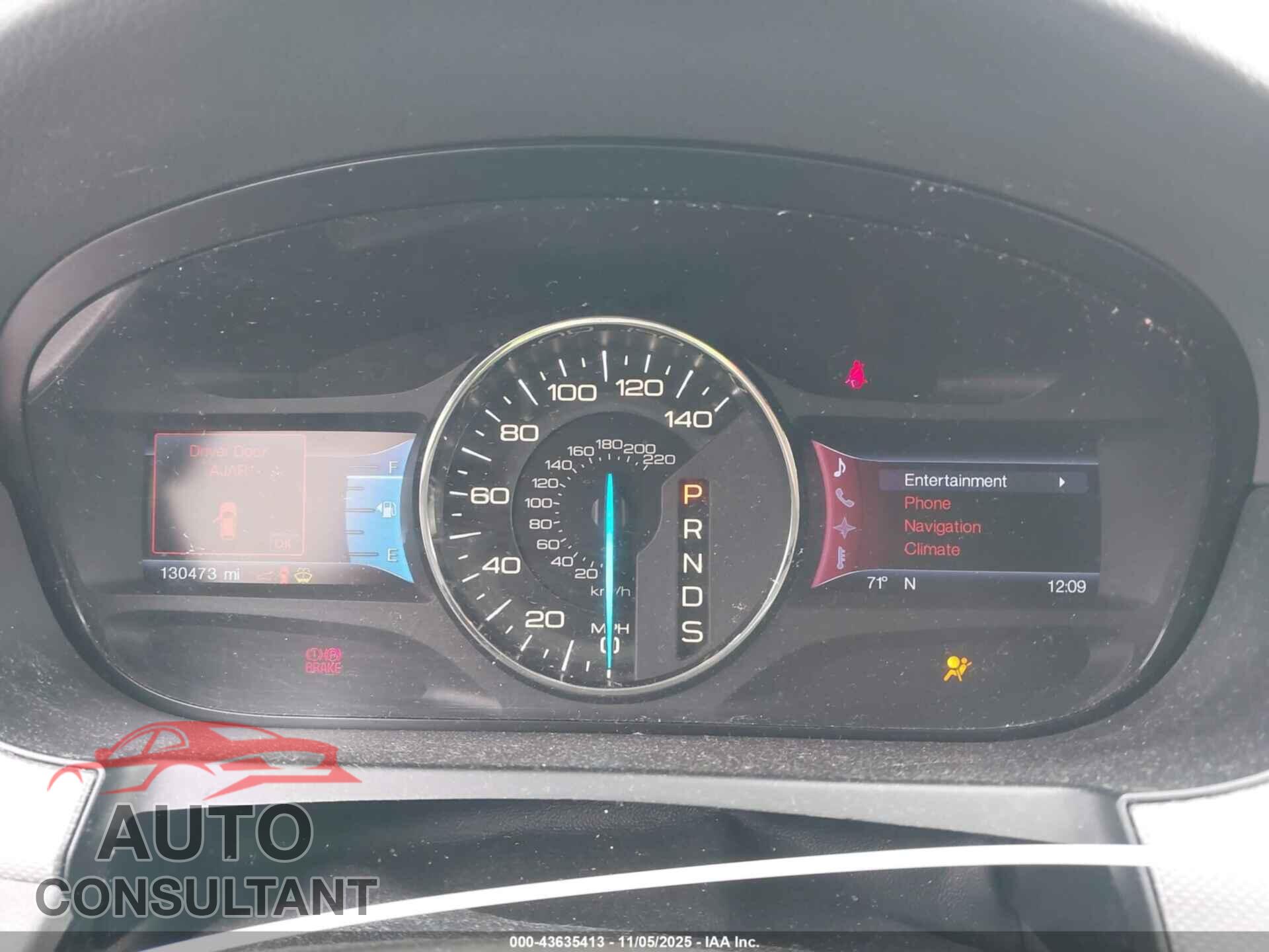FORD EDGE 2013 - 2FMDK3JC2DBA10826