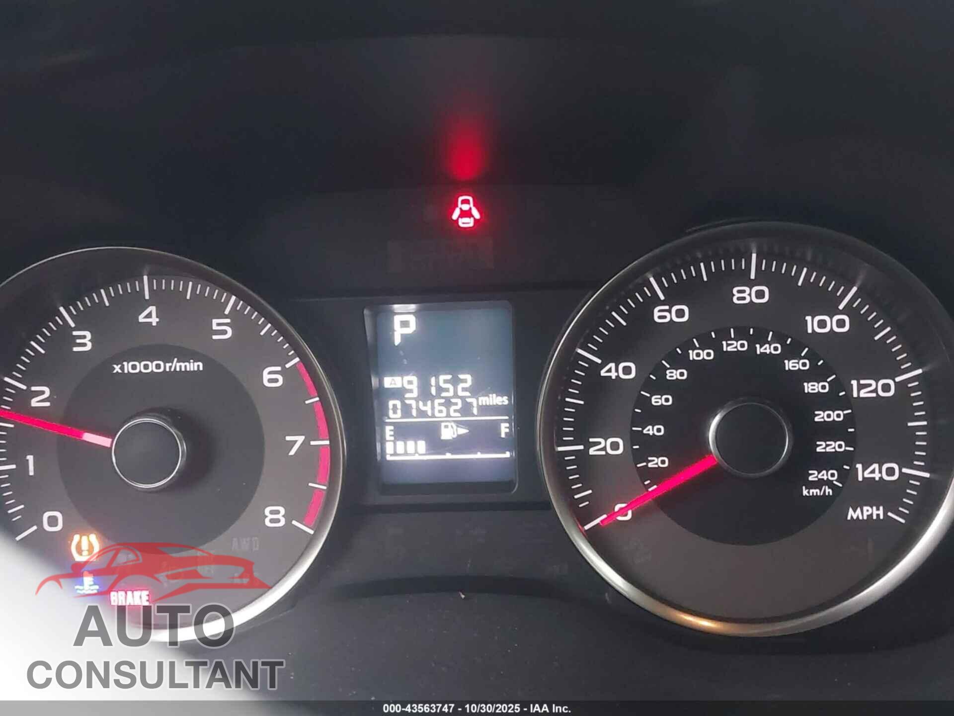 SUBARU FORESTER 2016 - JF2SJARC9GH426355