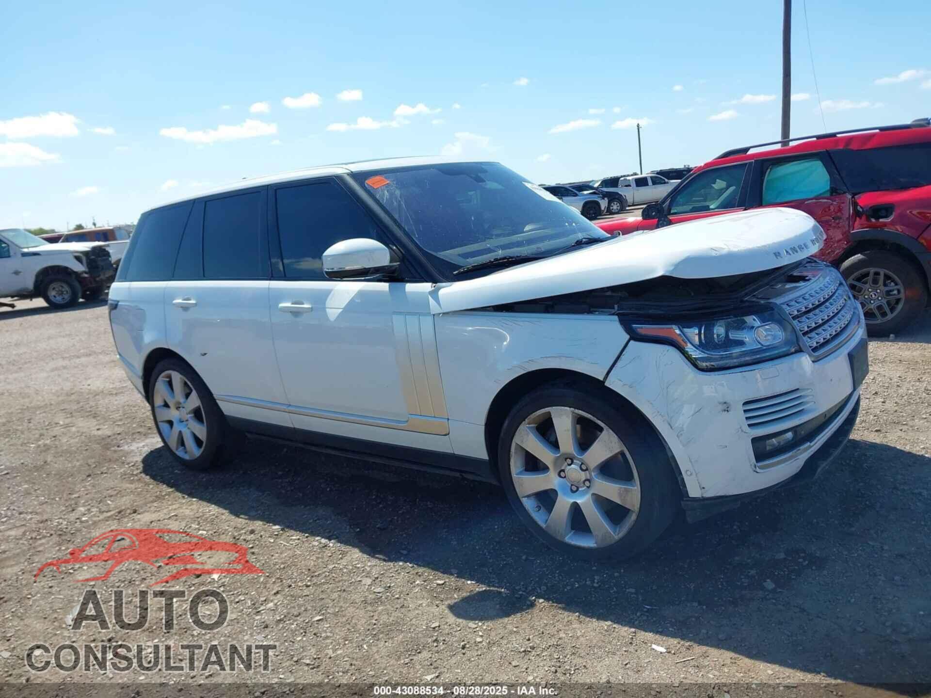LAND ROVER RANGE ROVER 2015 - SALGS2TFXFA243217