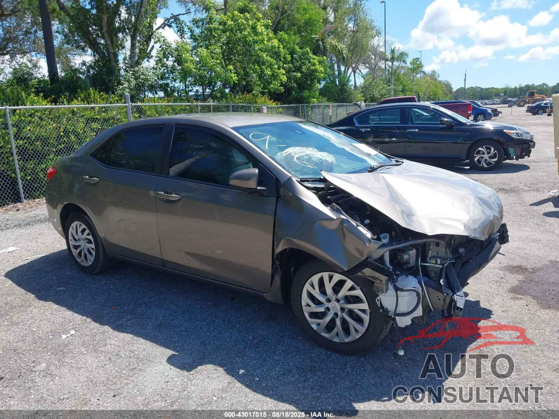 TOYOTA COROLLA 2019 - 5YFBURHE2KP949205