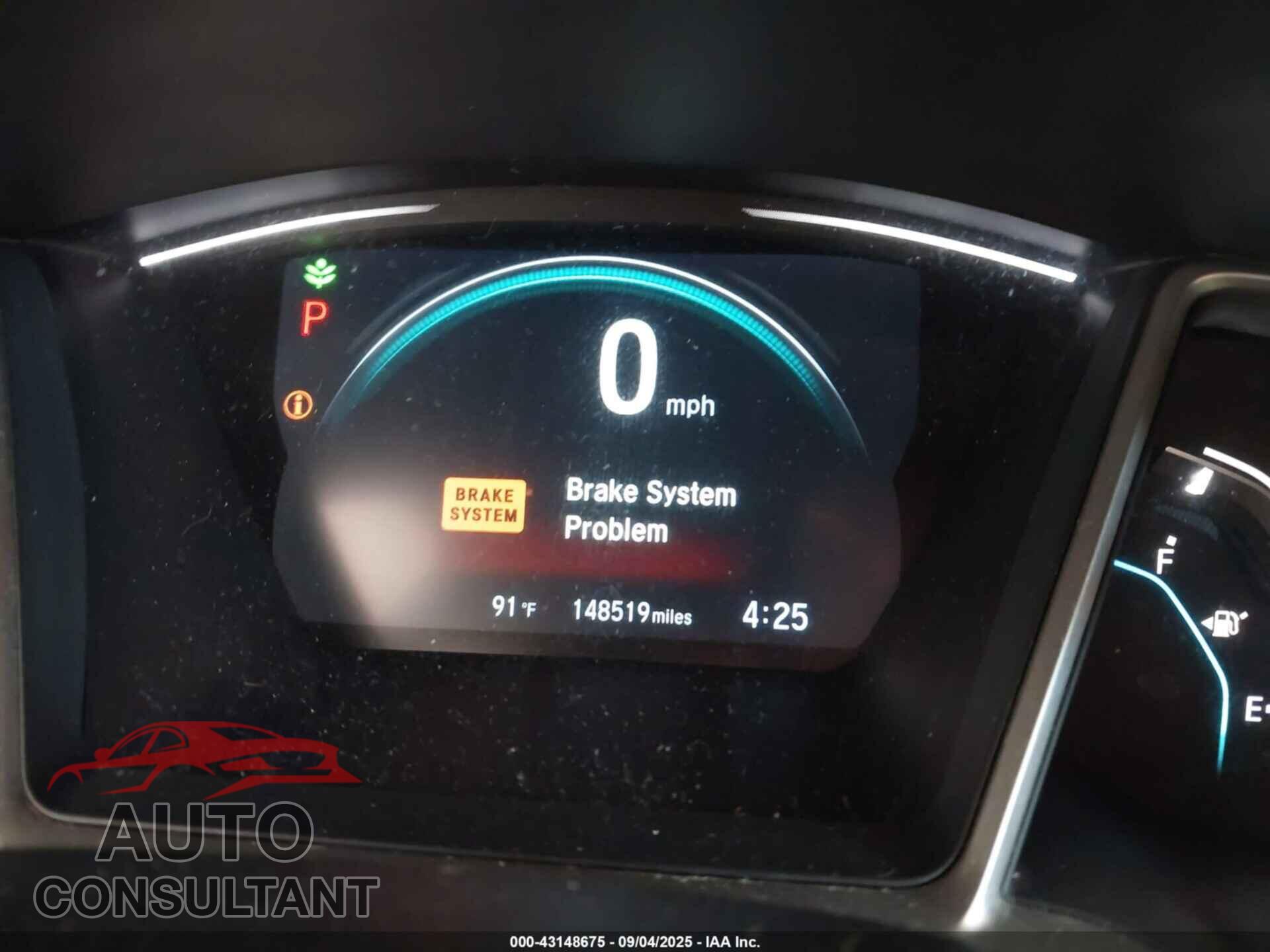 HONDA CIVIC 2016 - 19XFC2F73GE011982