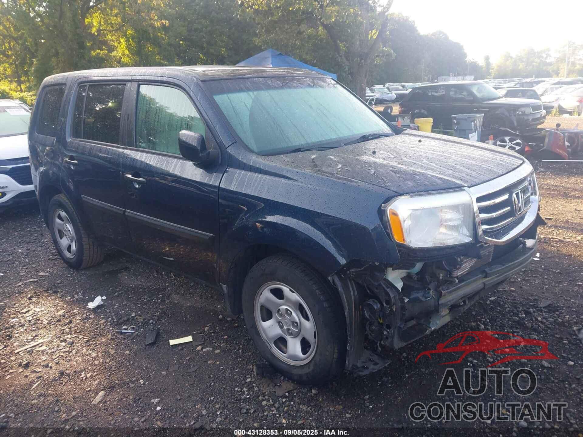 HONDA PILOT 2012 - 5FNYF4H20CB079965