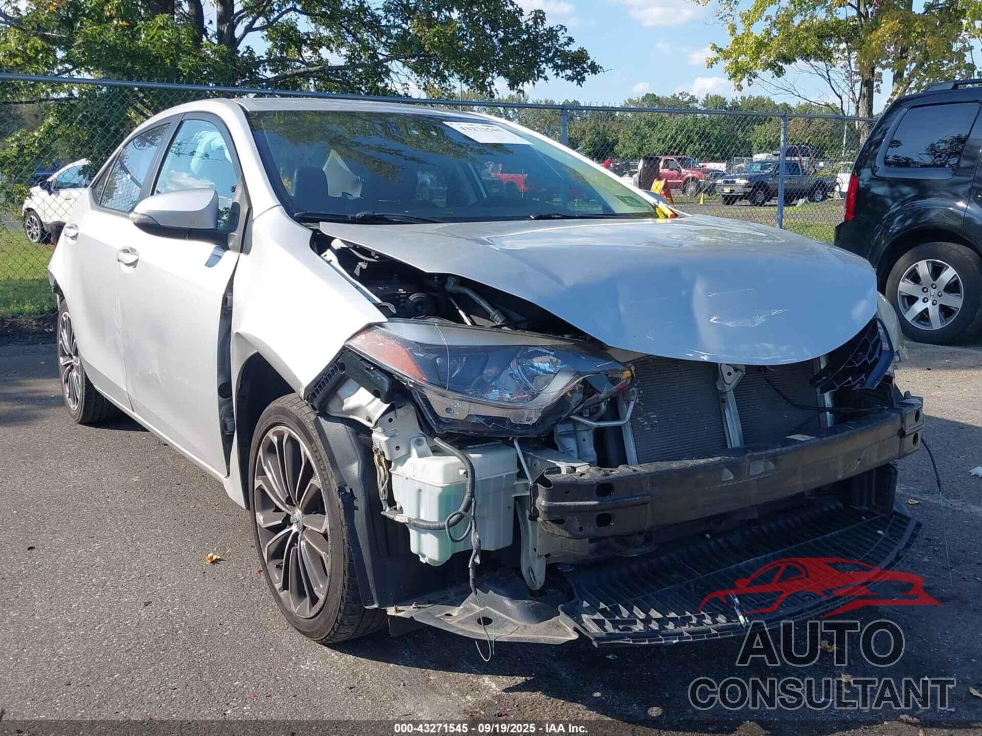 TOYOTA COROLLA 2014 - 5YFBURHE0EP061203