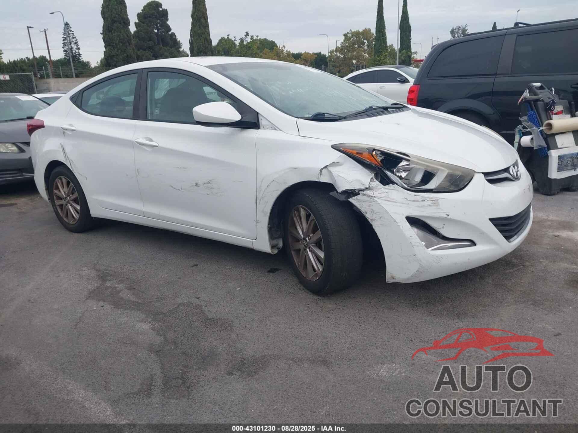 HYUNDAI ELANTRA 2016 - 5NPDH4AE6GH709606