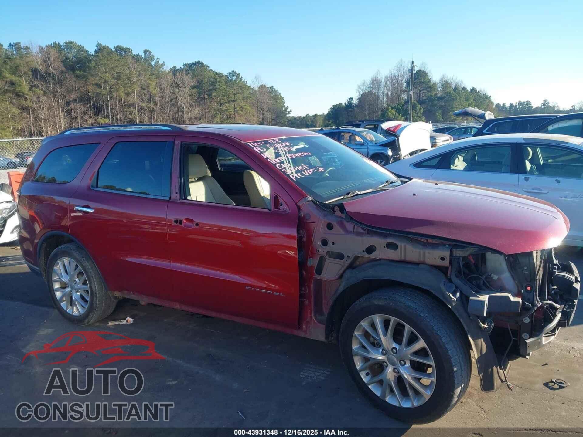DODGE DURANGO 2014 - 1C4RDJEG8EC374725