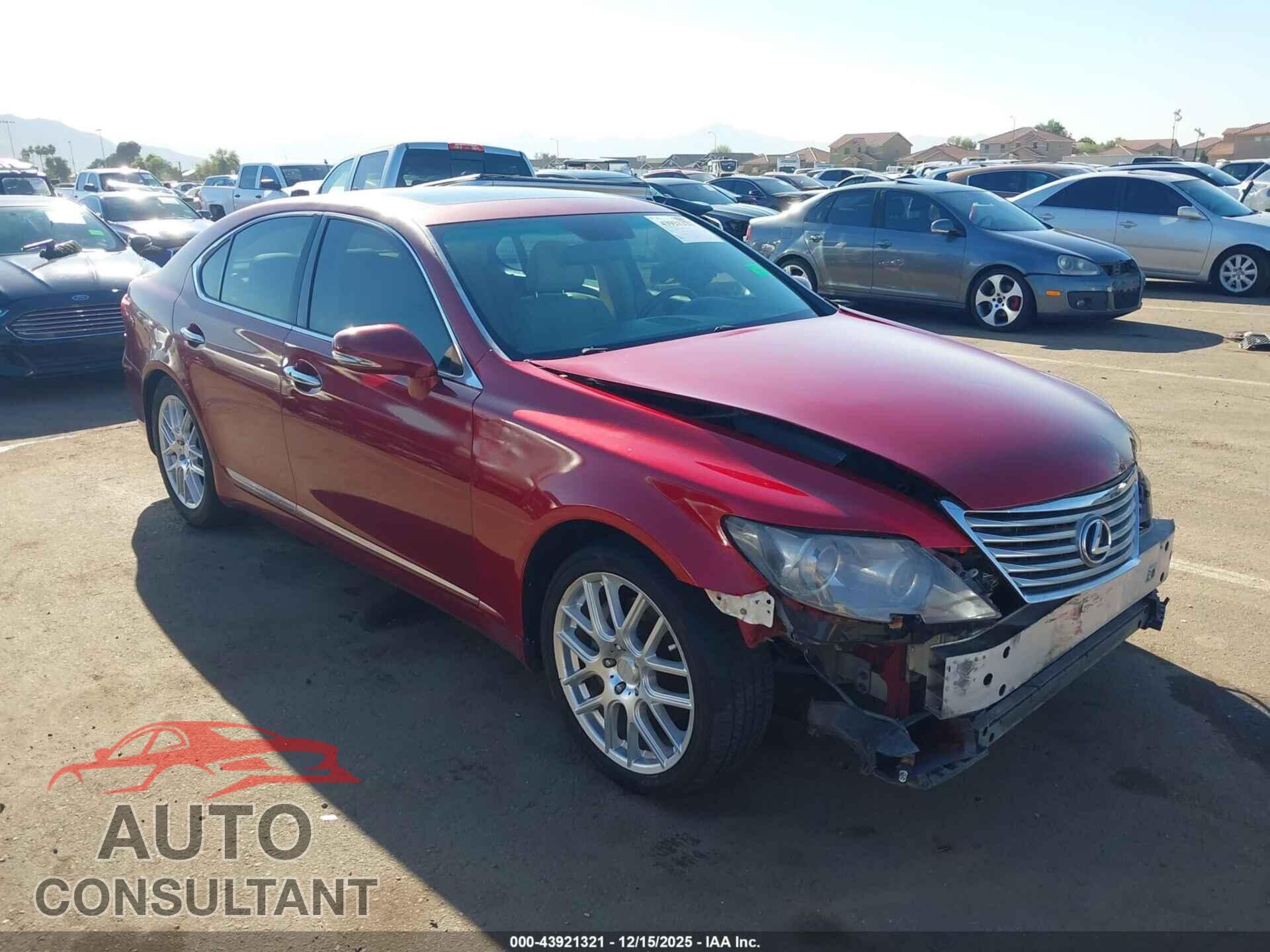 LEXUS LS 460 2011 - JTHBL5EF9B5104355