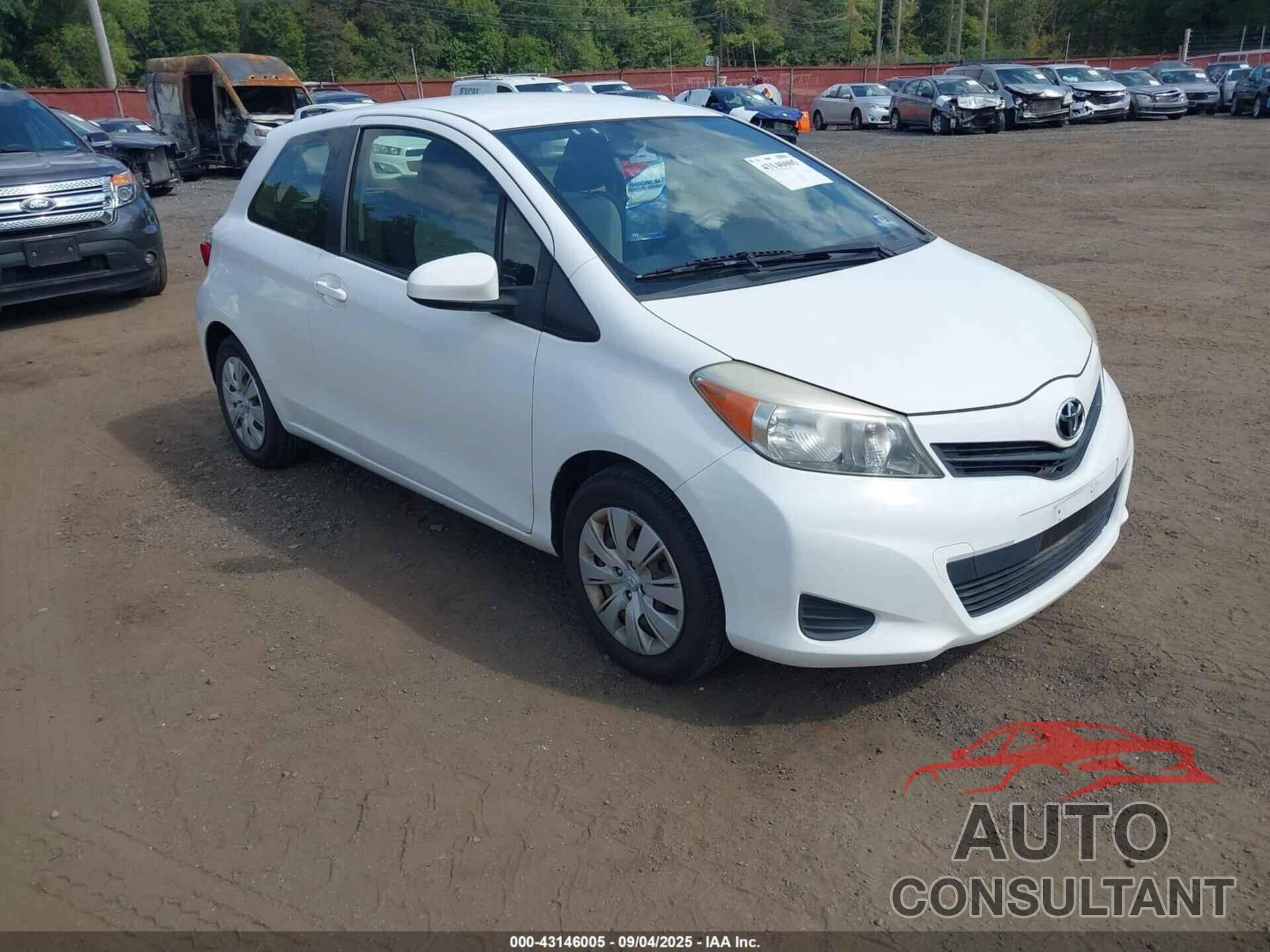 TOYOTA YARIS 2012 - JTDJTUD36CD516691