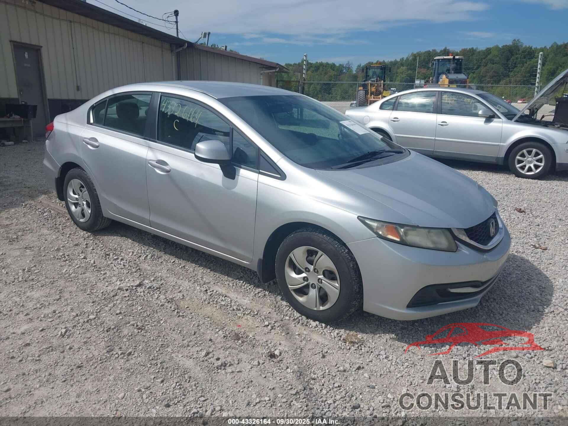 HONDA CIVIC 2013 - 19XFB2F50DE043091