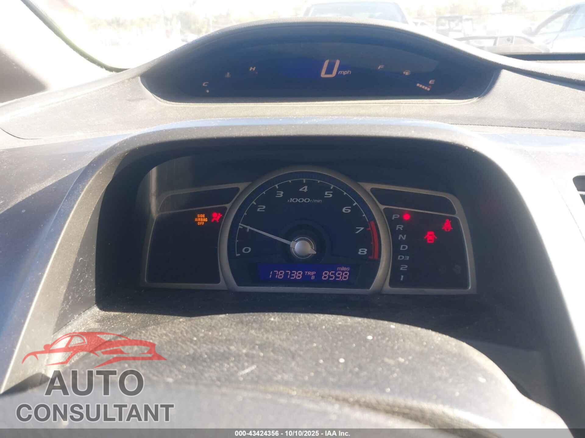 HONDA CIVIC 2010 - 19XFA1F3XAE079779